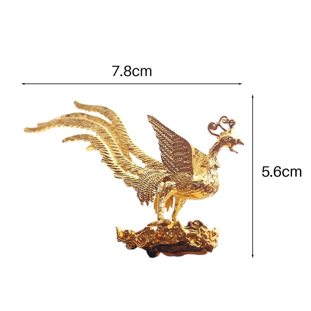 Antique Gold Phoenix Incense Incense Stick Holder Zinc Alloy Aromatherapy view 6