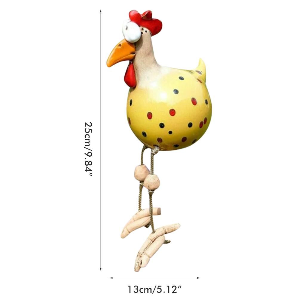 Garden Decoration Ceramic Chicken Hilde Decoration Animal Figurine Ornament view 4