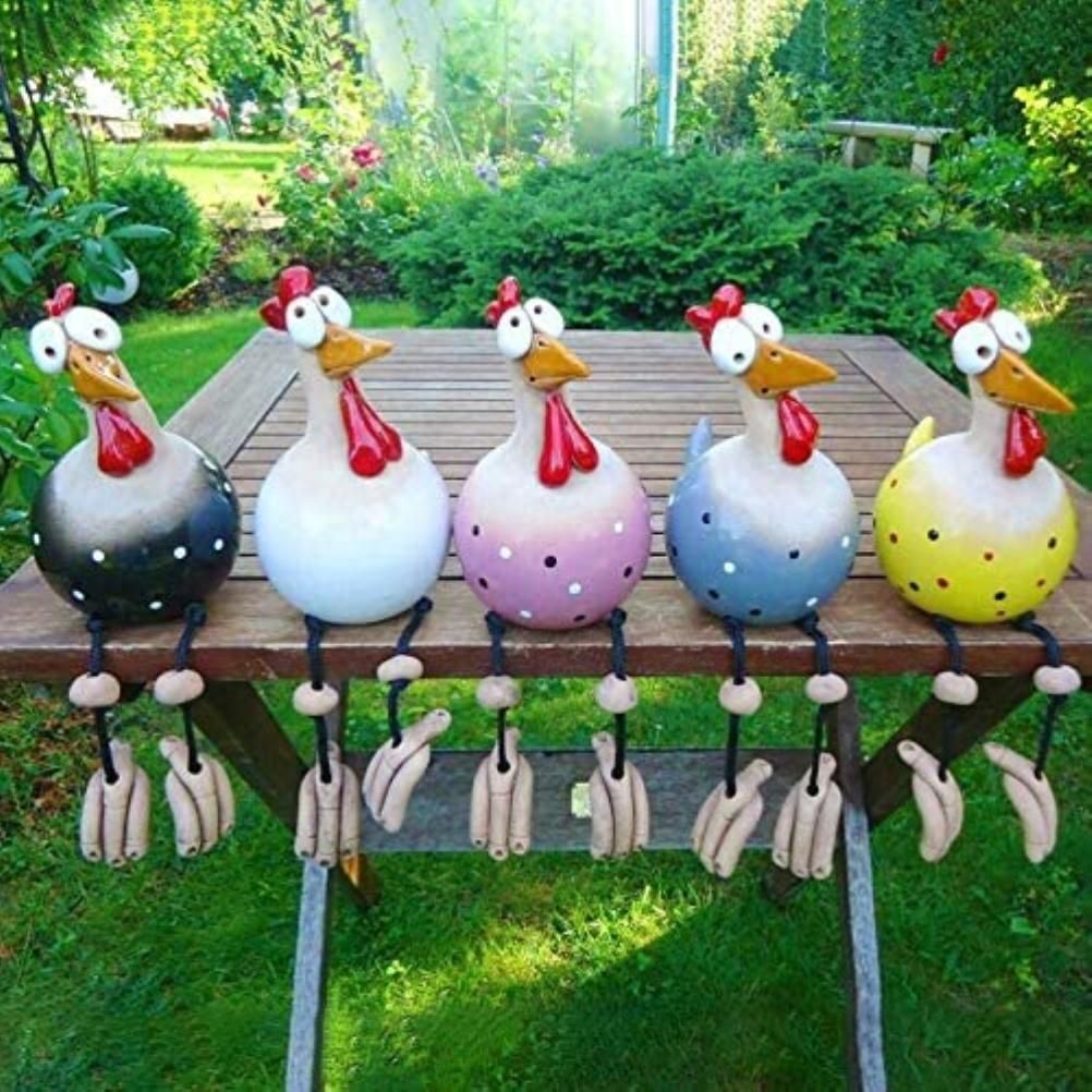 Garden Decoration Ceramic Chicken Hilde Decoration Animal Figurine Ornament view 7