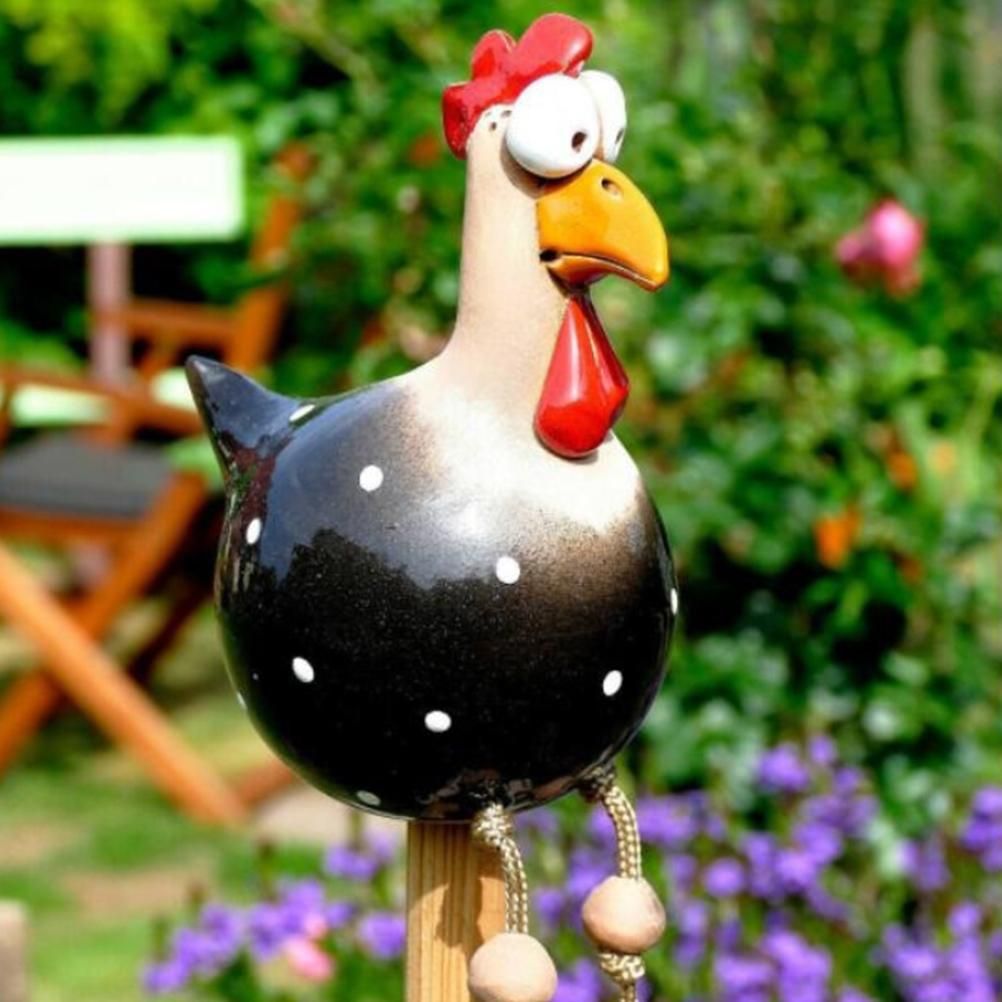 Garden Decoration Ceramic Chicken Hilde Decoration Animal Figurine Ornament view 8