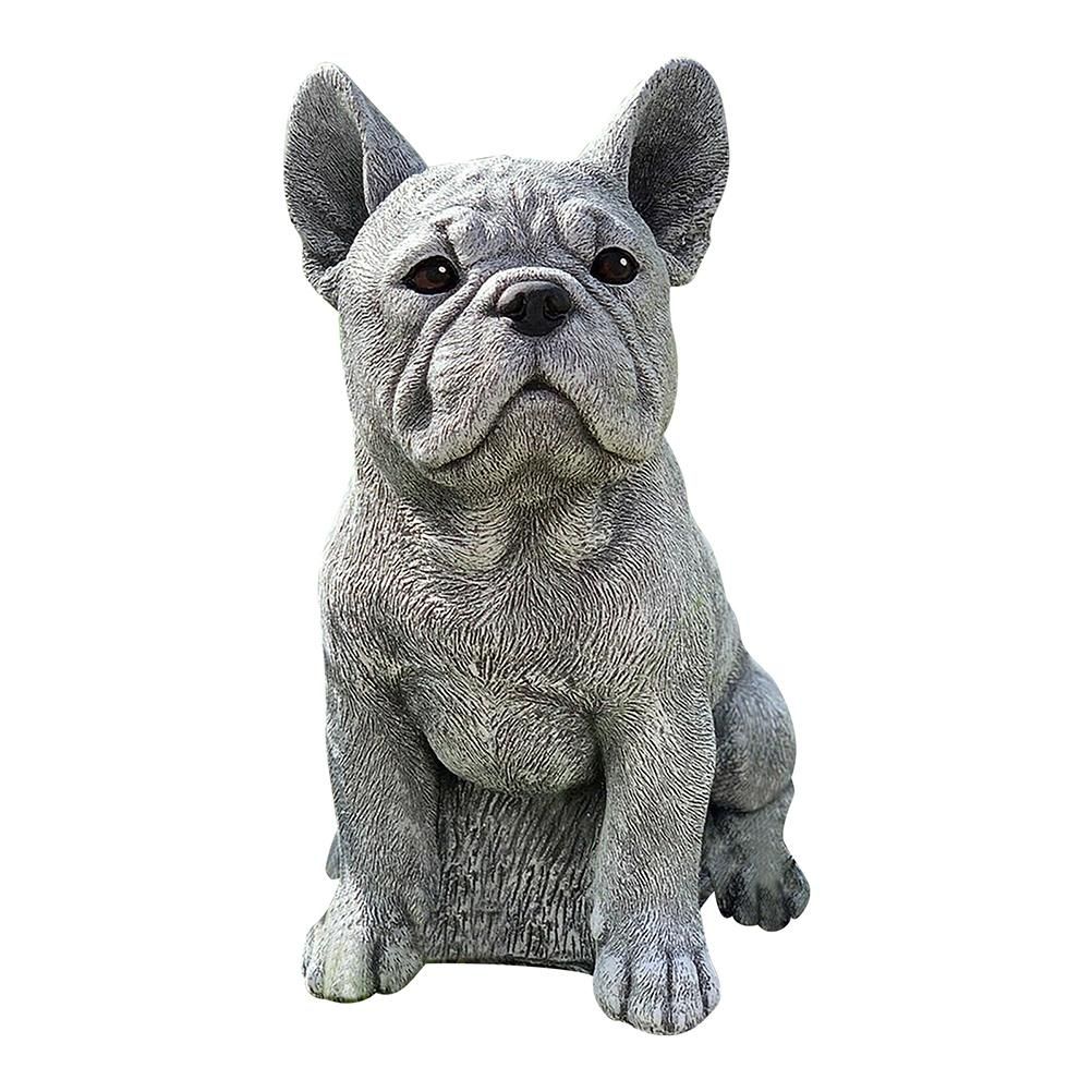 Garden Dog Statue Ornament Realistic Resin Animal Sculpture for Outdoor — image 1