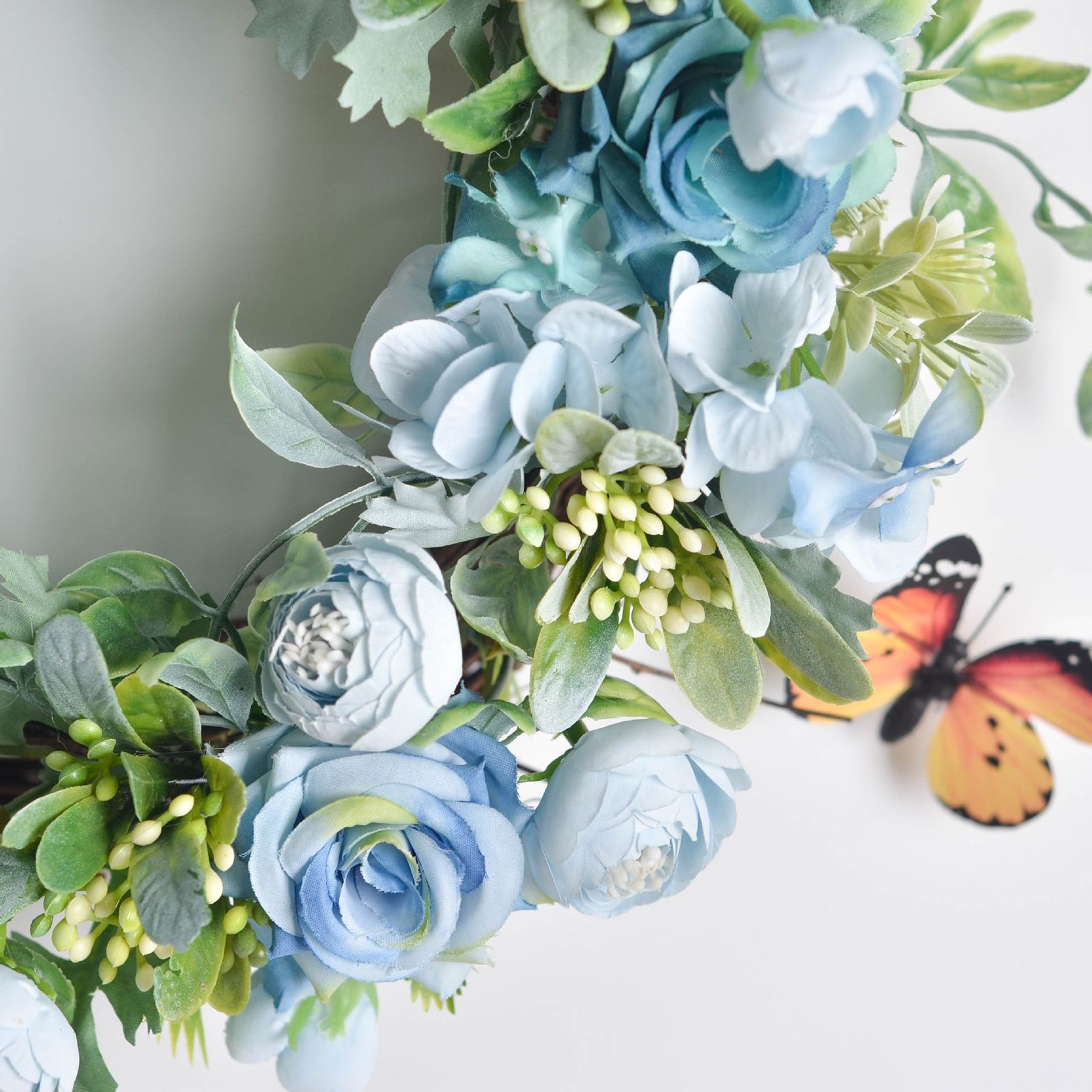 Fake Flower Simulation Garland Plastic Fake Flower Interior Door Wall Decoration view 5
