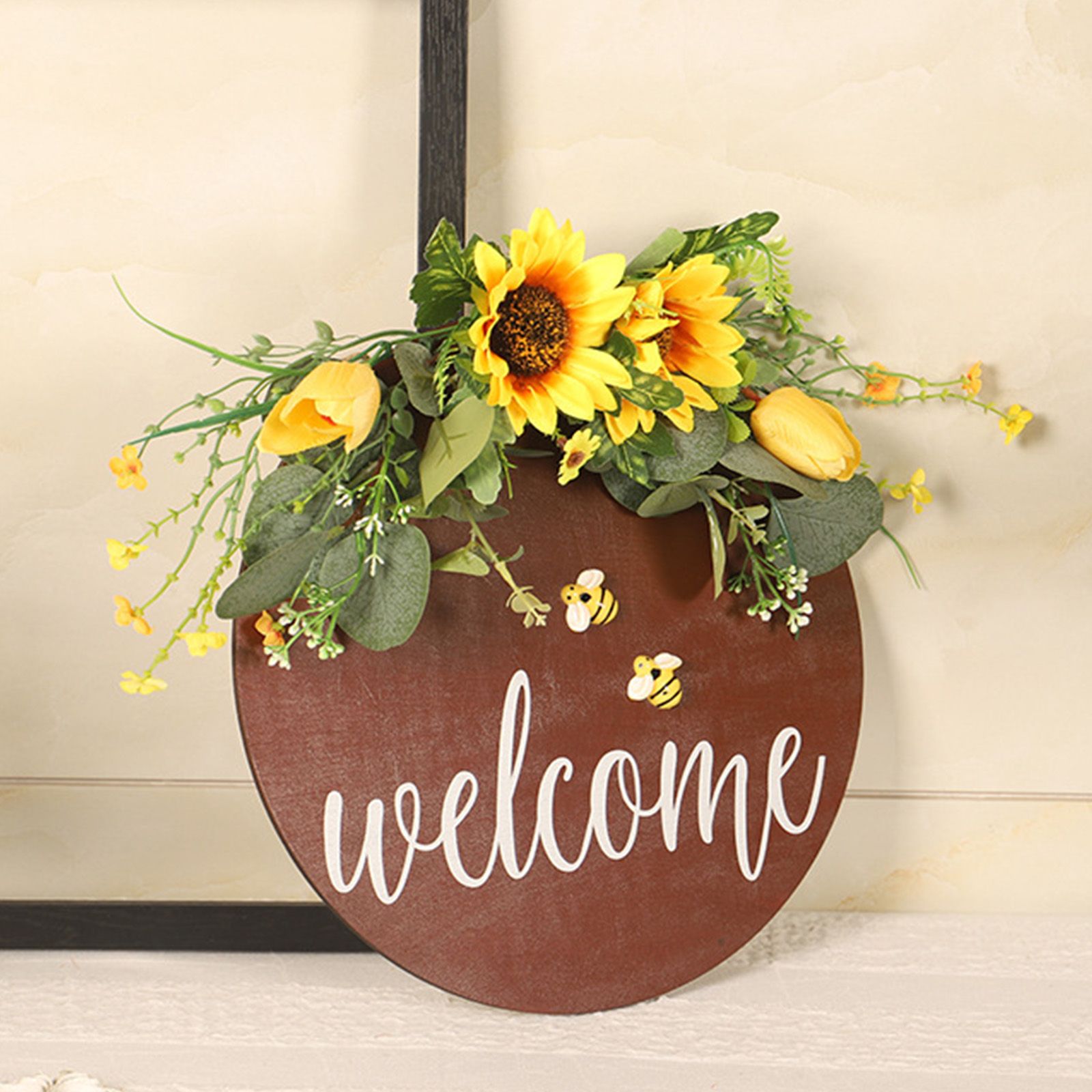 Welcome Sign Multifunctional Delicate Stylish Handcrafted Welcome Wreath view 5