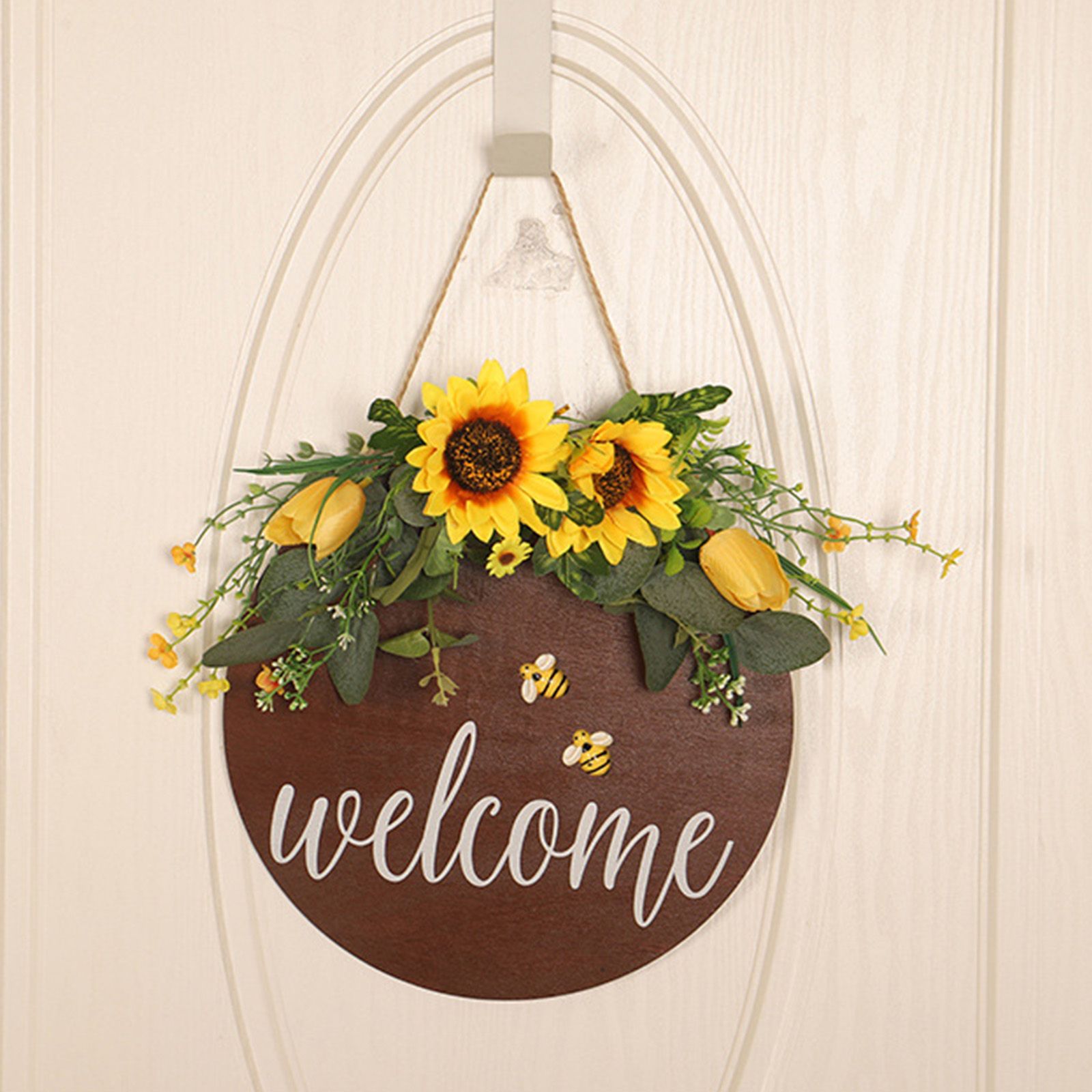 Welcome Sign Multifunctional Delicate Stylish Handcrafted Welcome Wreath view 6