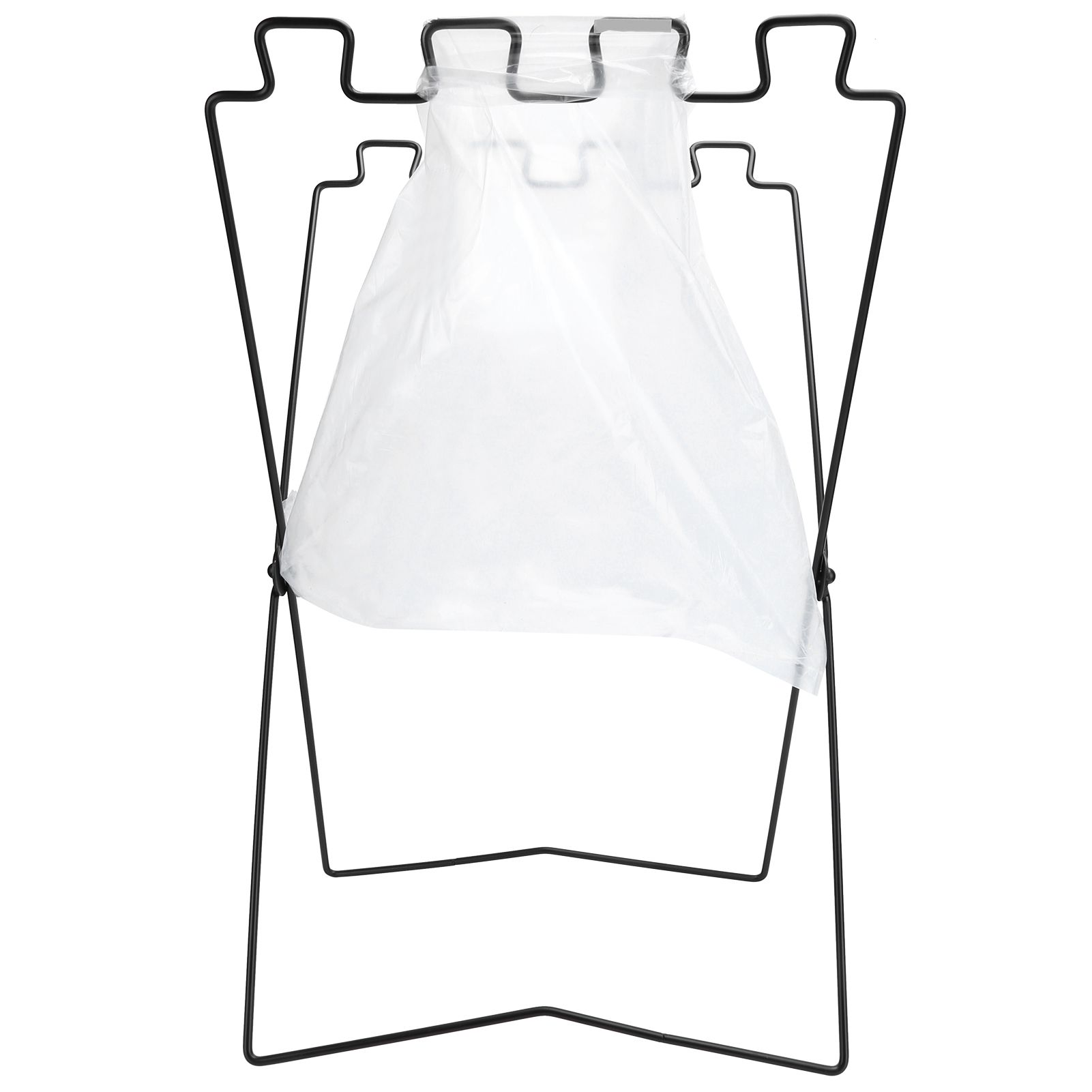 BBQ Picnic Portable Trash Bag Rack Environmental Protection Iron Wire Folding view 7