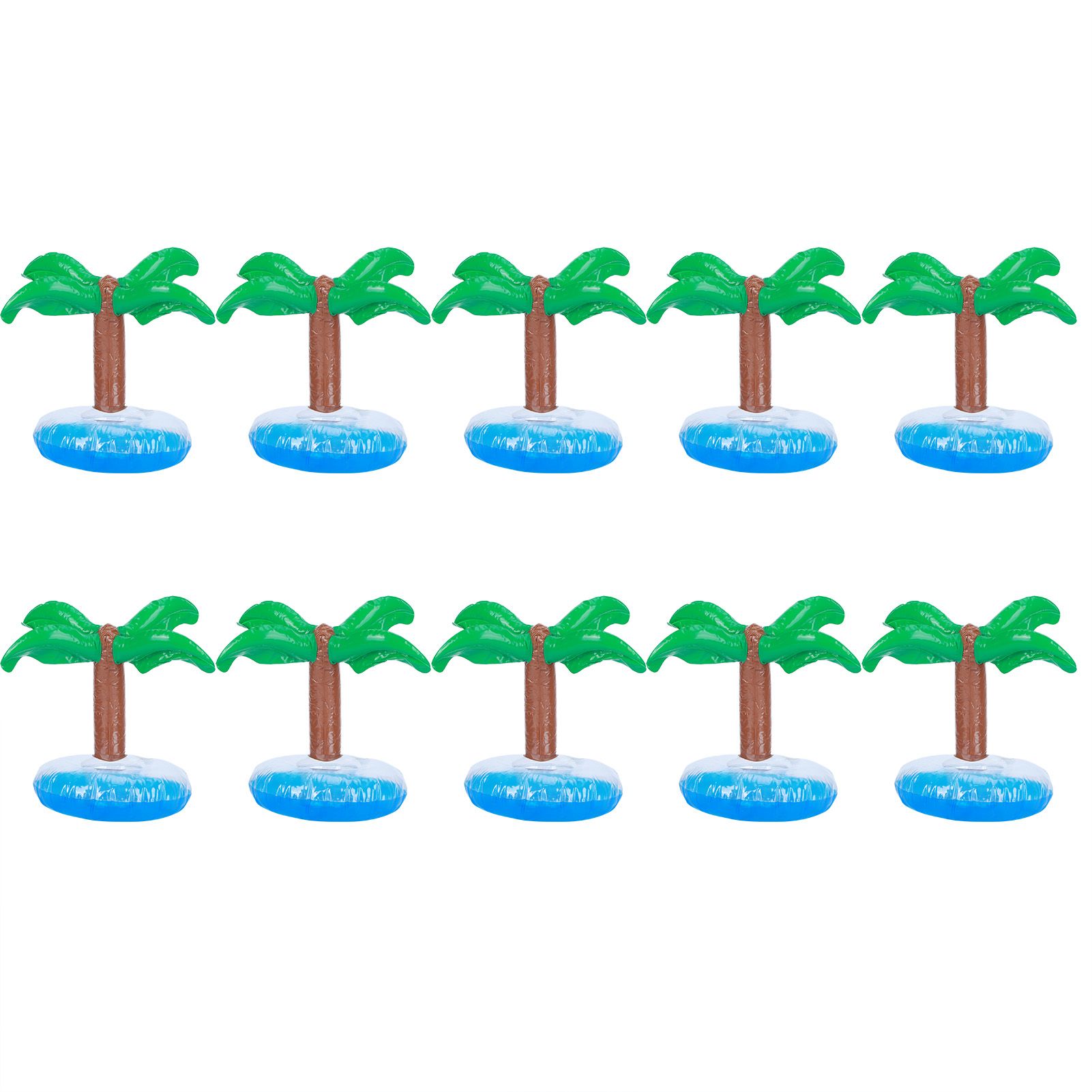 10Pcs Inflatable Drink Holder PVC Floating Cup Mat for Swimming Pool Party Beach