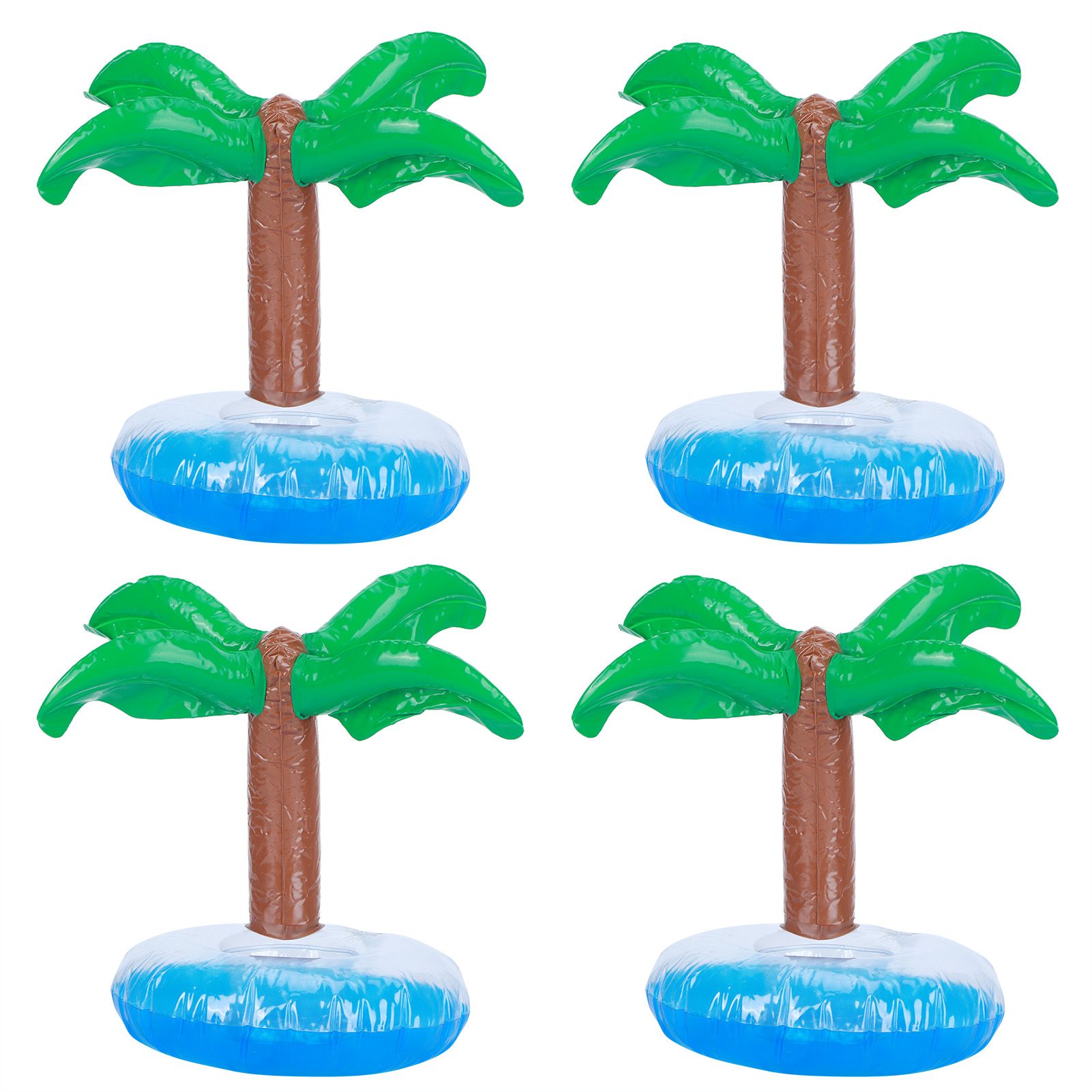 10Pcs Inflatable Drink Holder PVC Floating Cup Mat for Swimming Pool Party Beach view 7