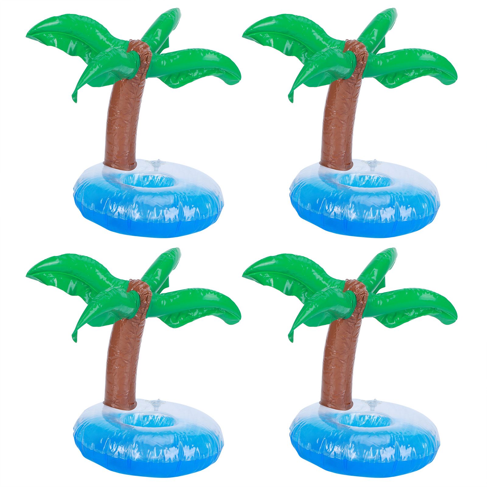 10Pcs Inflatable Drink Holder PVC Floating Cup Mat for Swimming Pool Party Beach view 8