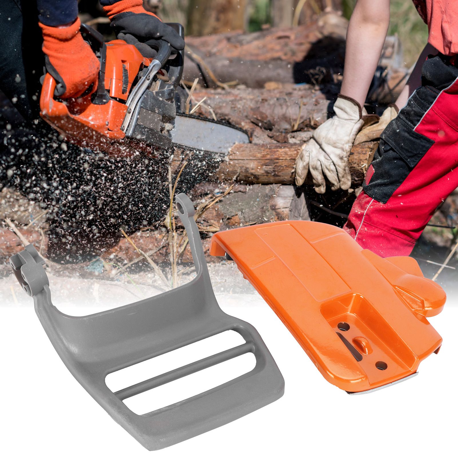Chain Brake Side Cover Hand Guard Fit for Husqvarna 340 345 350 Chainsaw Tool view 9