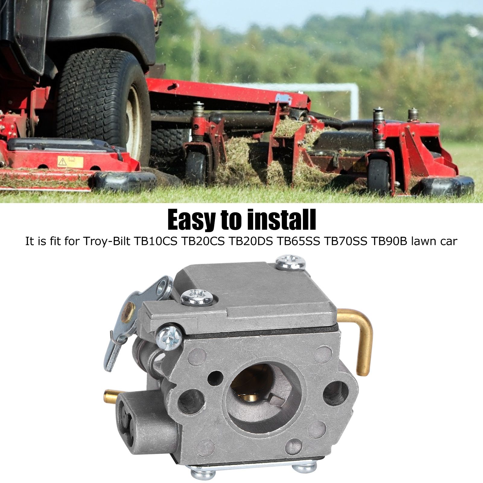 Lawn Car Carburetor Replacement Fit for TroyBilt TB10CS TB20CS TB20DS TB65SS view 14