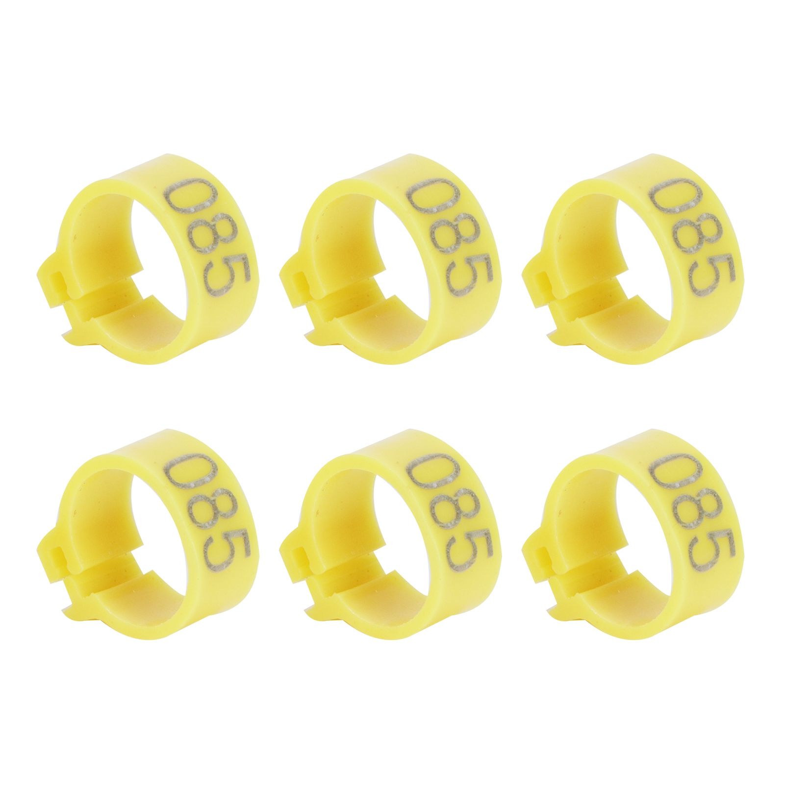 100Pcs Bird Foot Rings Bands 10mm 001-100 Numbered Pigeons Identify Clip view 6