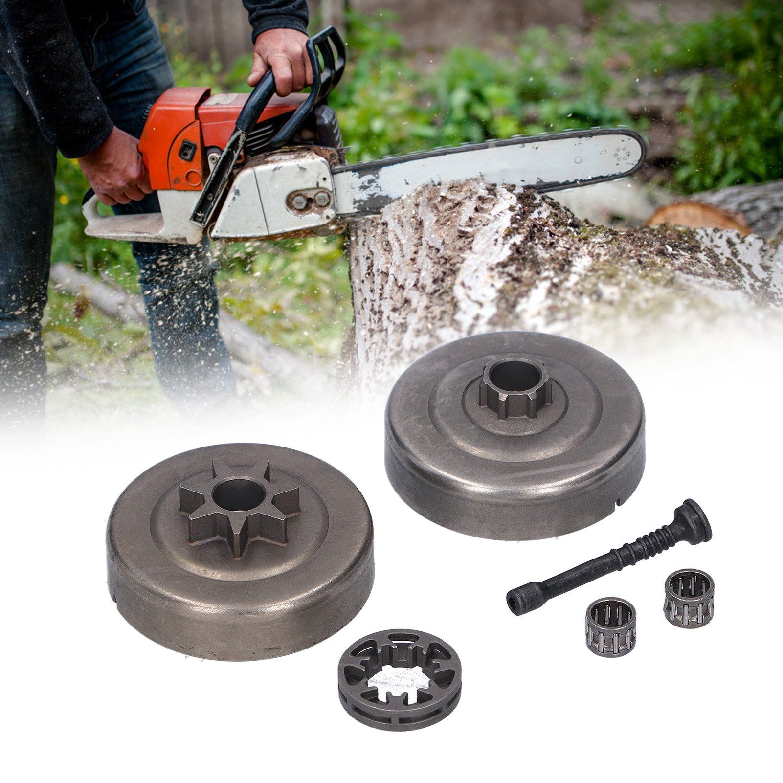 Clutch Drum Bearing 7‑325 Rim Sprocket Replacement Fit for Stihl MS250 Chainsaw view 9