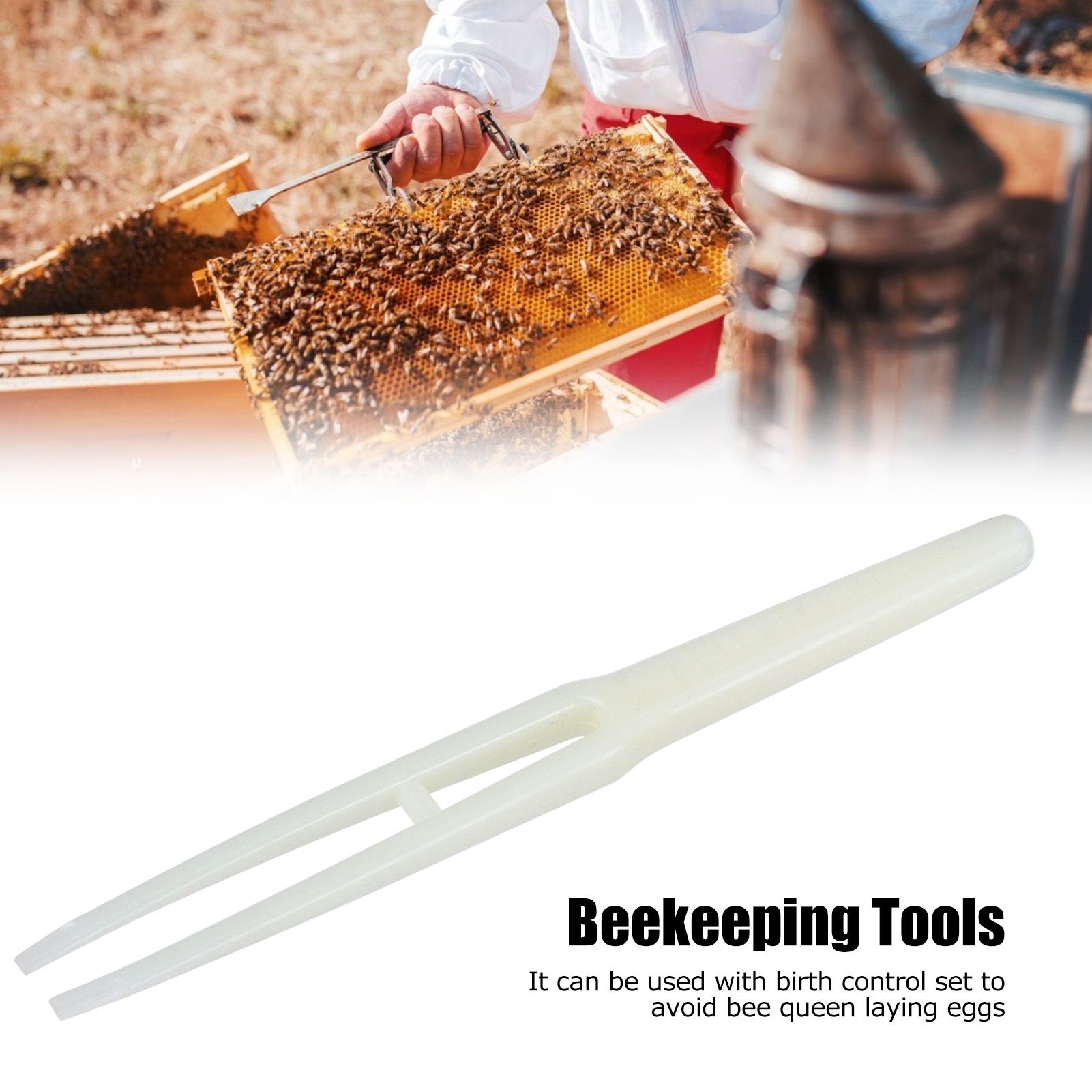 10PCS Beekeeping Birth Control Tweezers Apiculture Equipment Beekeeper view 15