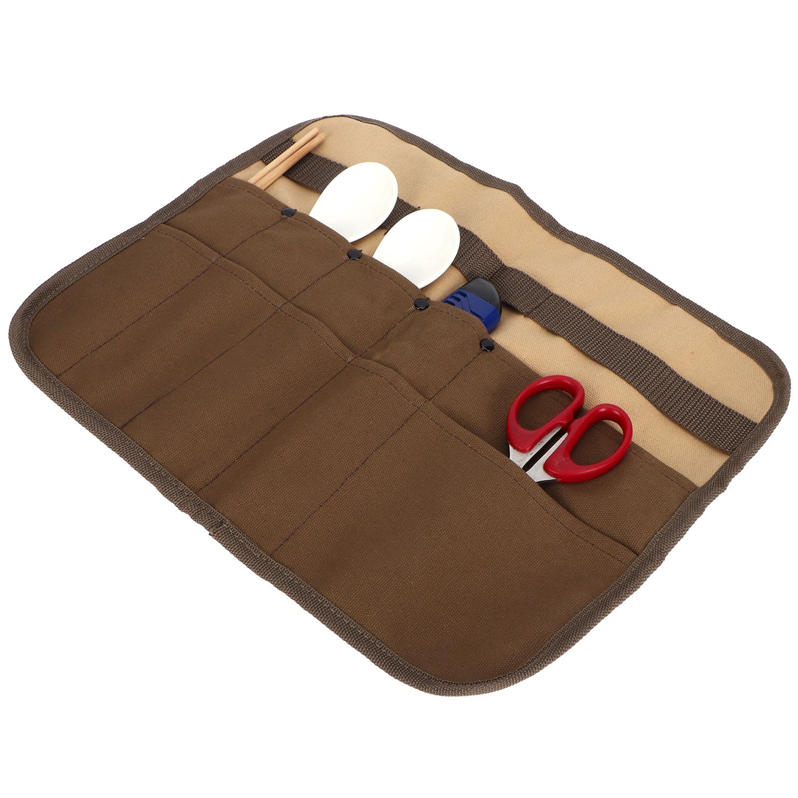 Tableware Storage Bag Portable Hanging BBQ Cutlery Organizer for Picnic Barbecue view 7