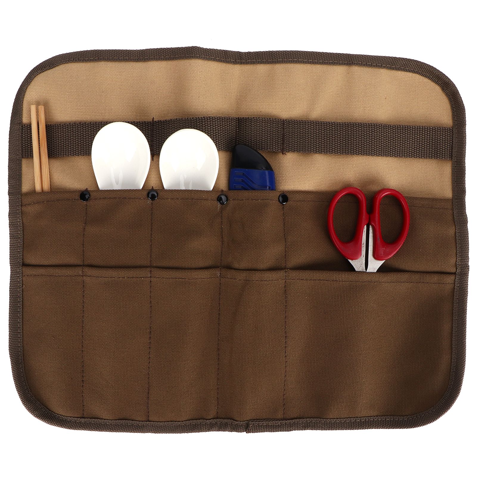 Tableware Storage Bag Portable Hanging BBQ Cutlery Organizer for Picnic Barbecue view 8
