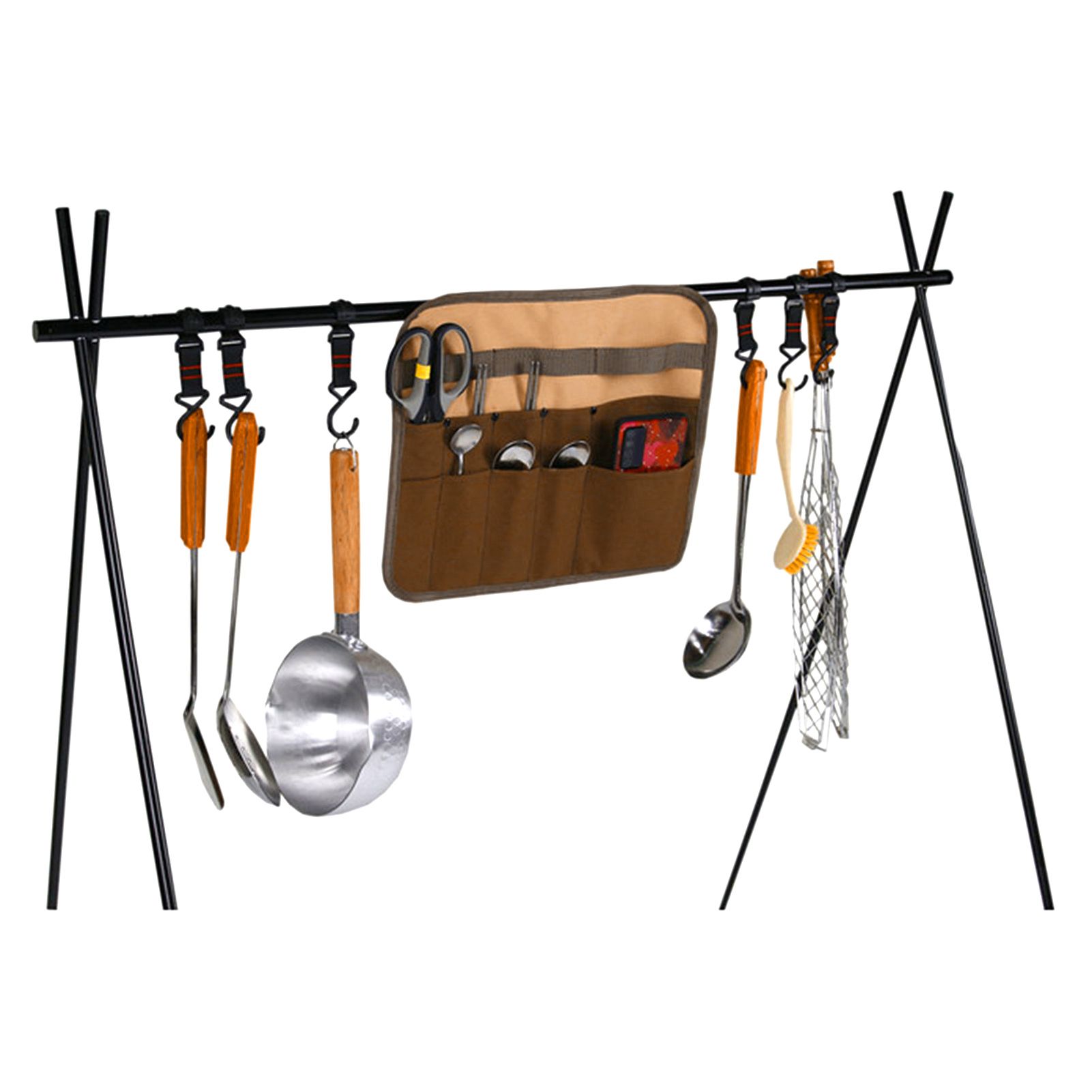 Tableware Storage Bag Portable Hanging BBQ Cutlery Organizer for Picnic Barbecue view 15