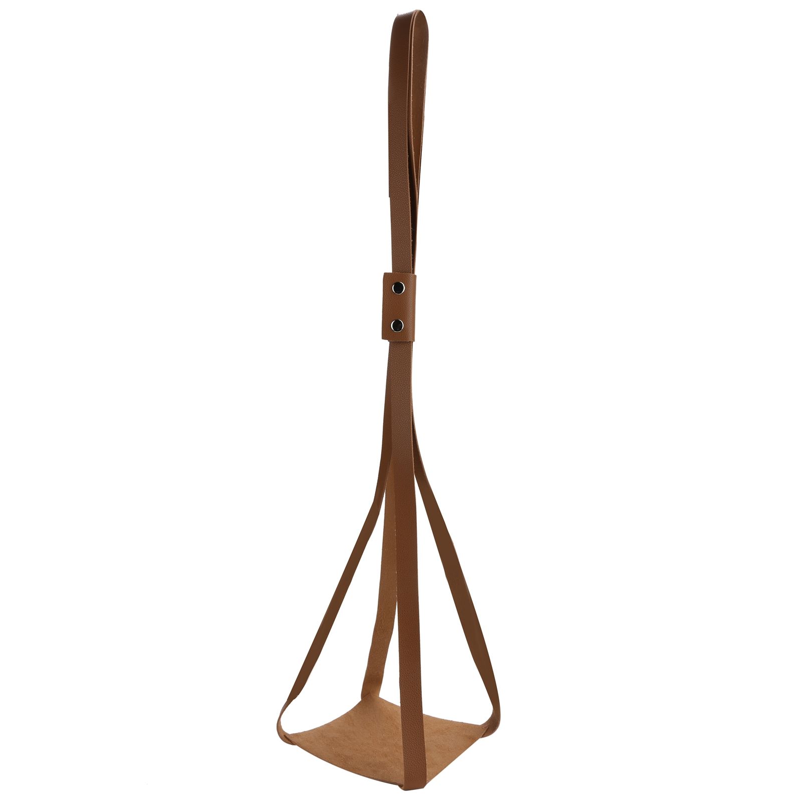 PU Leather Plant Hanger Planter Flowerpot Hanging Holder Home Decor Garden — image 1
