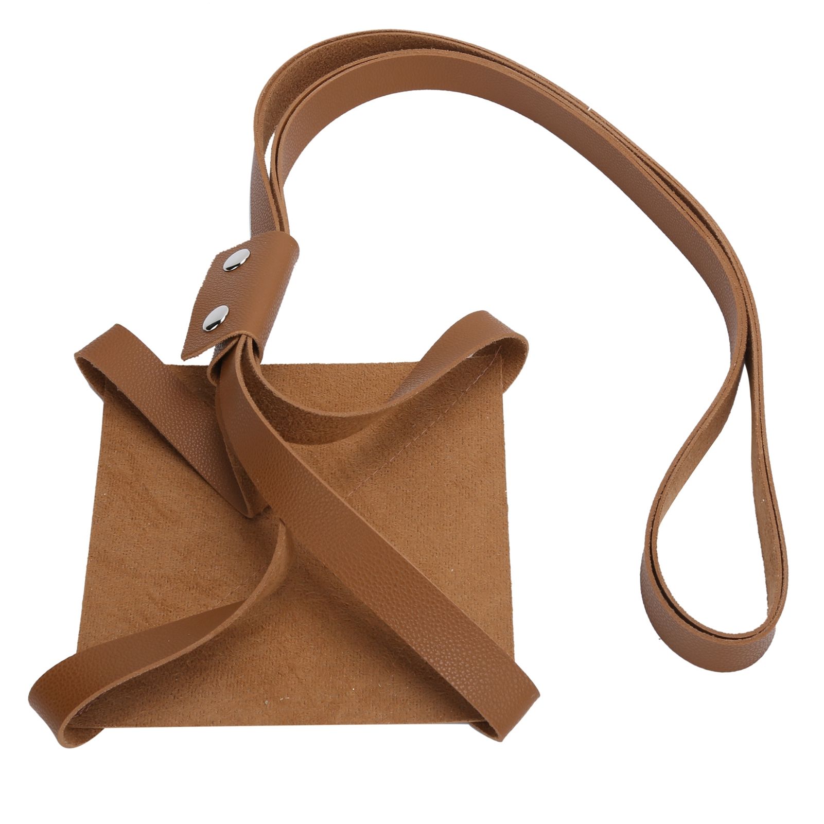 PU Leather Plant Hanger Planter Flowerpot Hanging Holder Home Decor Garden view 4