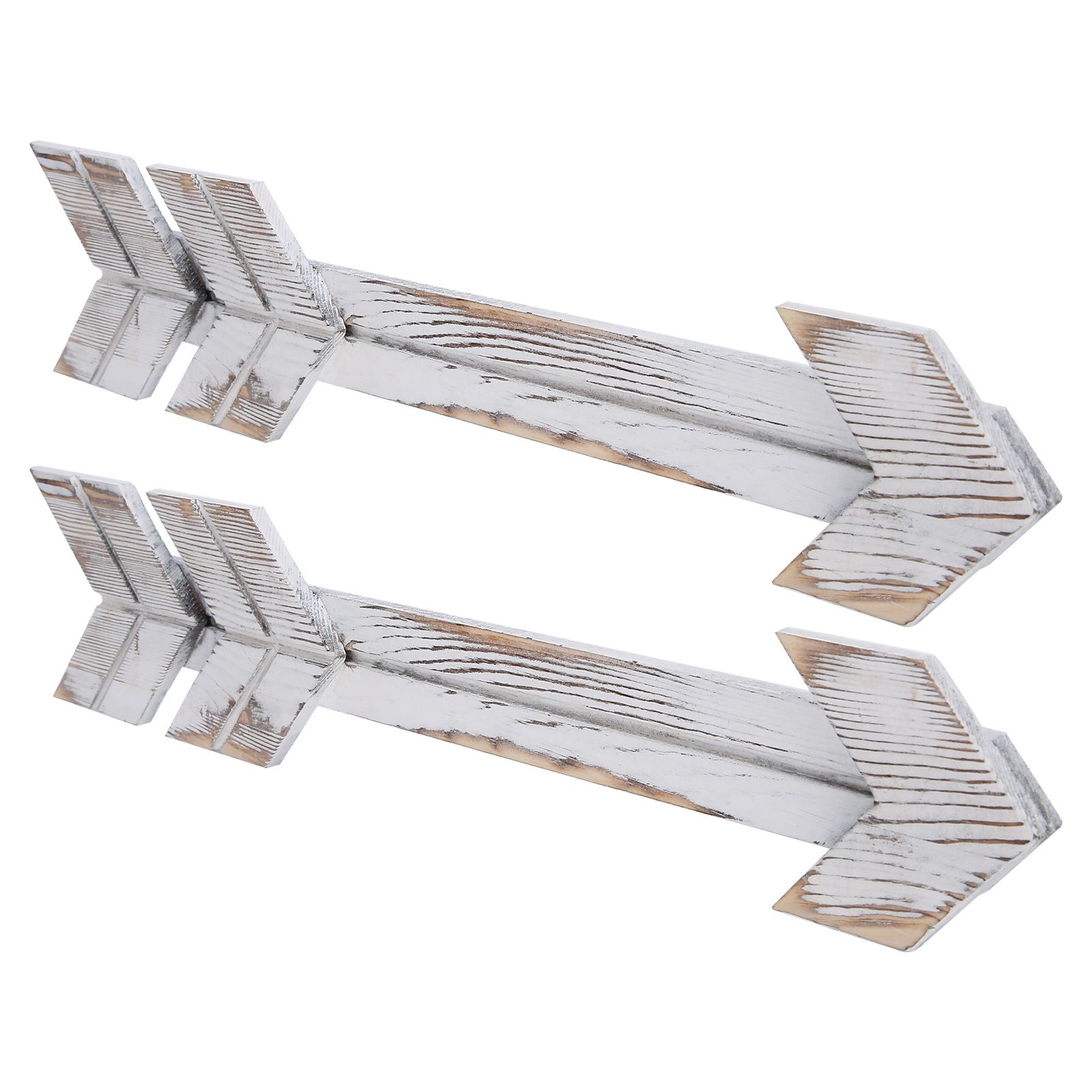 2PCS Wooden Arrows Decor Sign Wall Art Decor Farmhouse Courtyard Wedding view 3