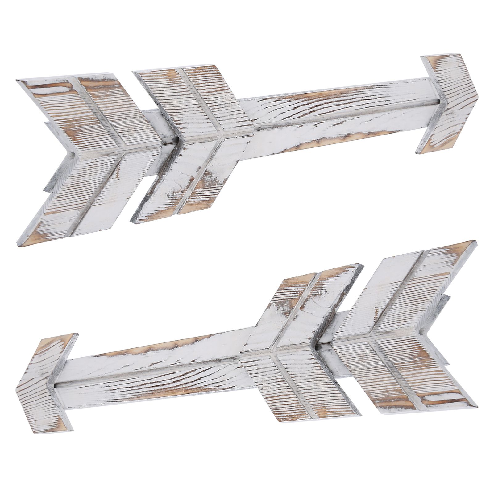 2PCS Wooden Arrows Decor Sign Wall Art Decor Farmhouse Courtyard Wedding view 5
