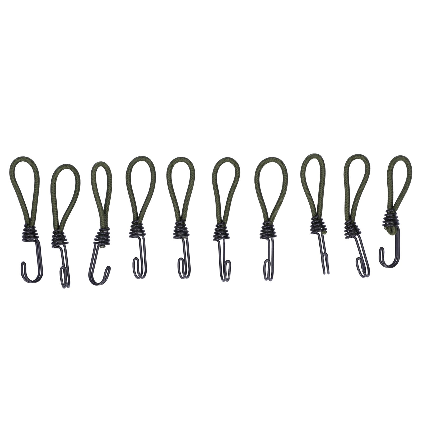 10pcs Tent Elastic Rope with Hook Camping Tent Fixation Elastic Rope Accessories view 3