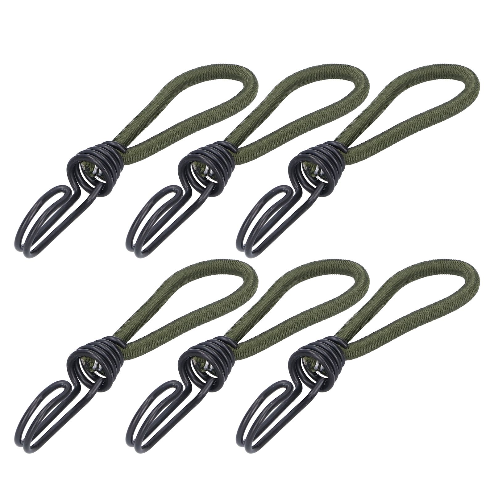 10pcs Tent Elastic Rope with Hook Camping Tent Fixation Elastic Rope Accessories view 4