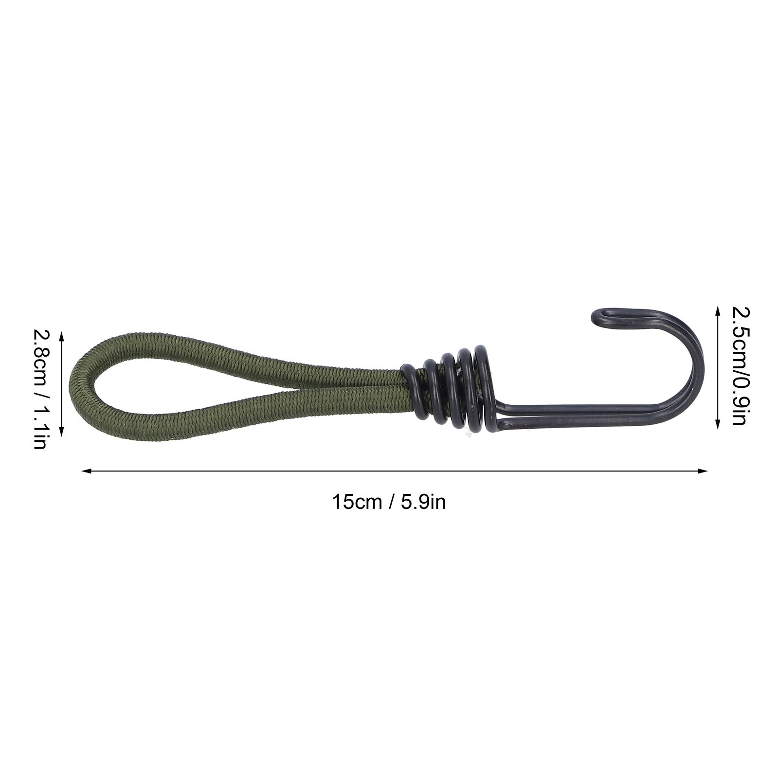10pcs Tent Elastic Rope with Hook Camping Tent Fixation Elastic Rope Accessories view 11