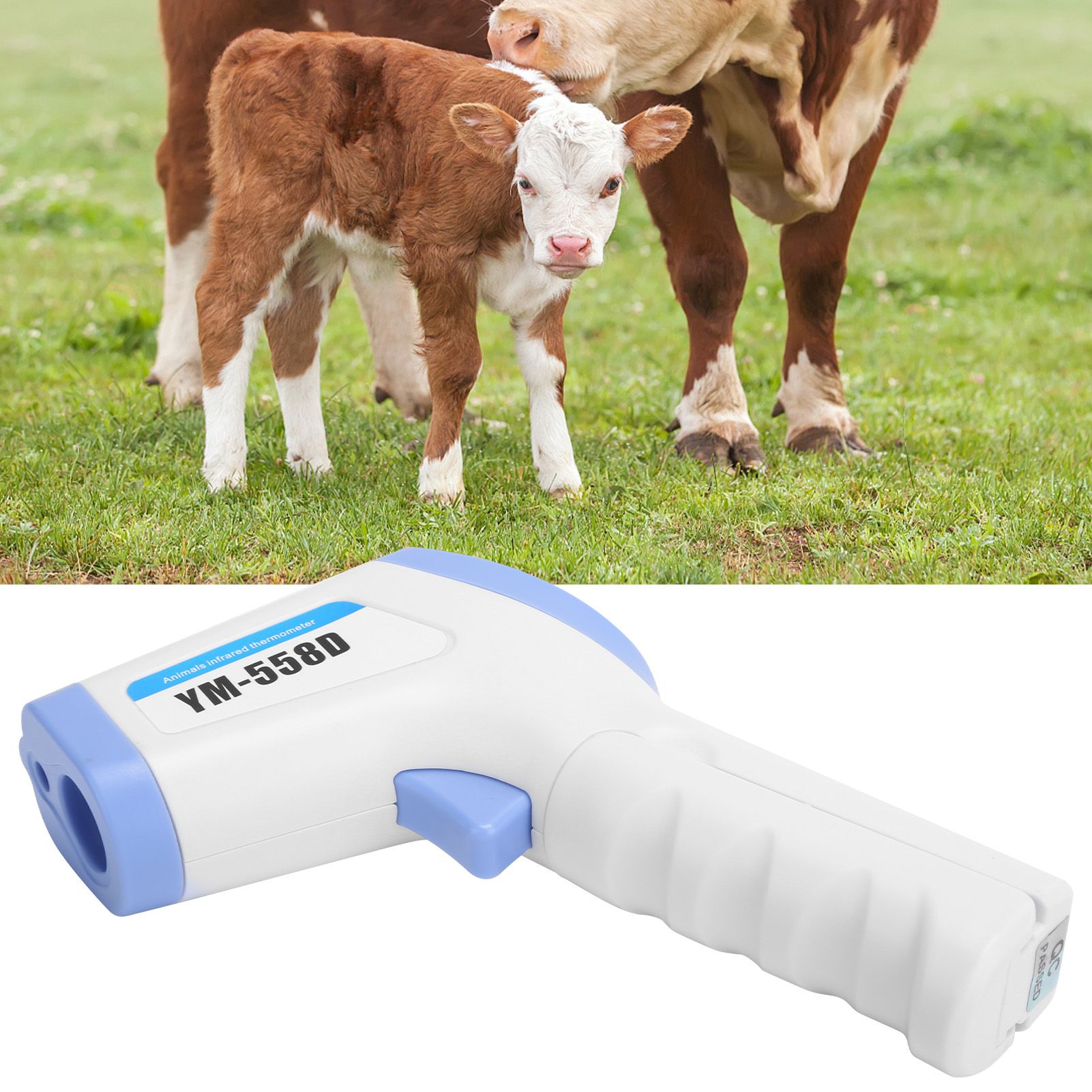 Veterinary Infrared Thermometer for Pigs Cattle Sheep Horses Animal Electronic view 10