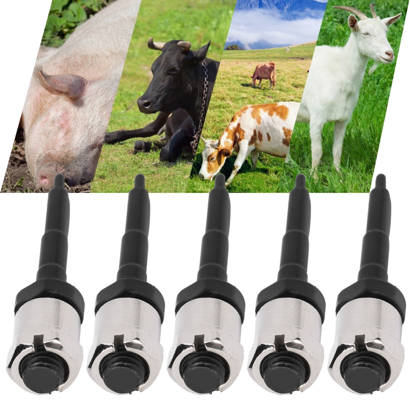 5PCS Ear Tag Needle Pin for Cattle Cows Pigs Goats Sheep Ear Tag Applicator view 9