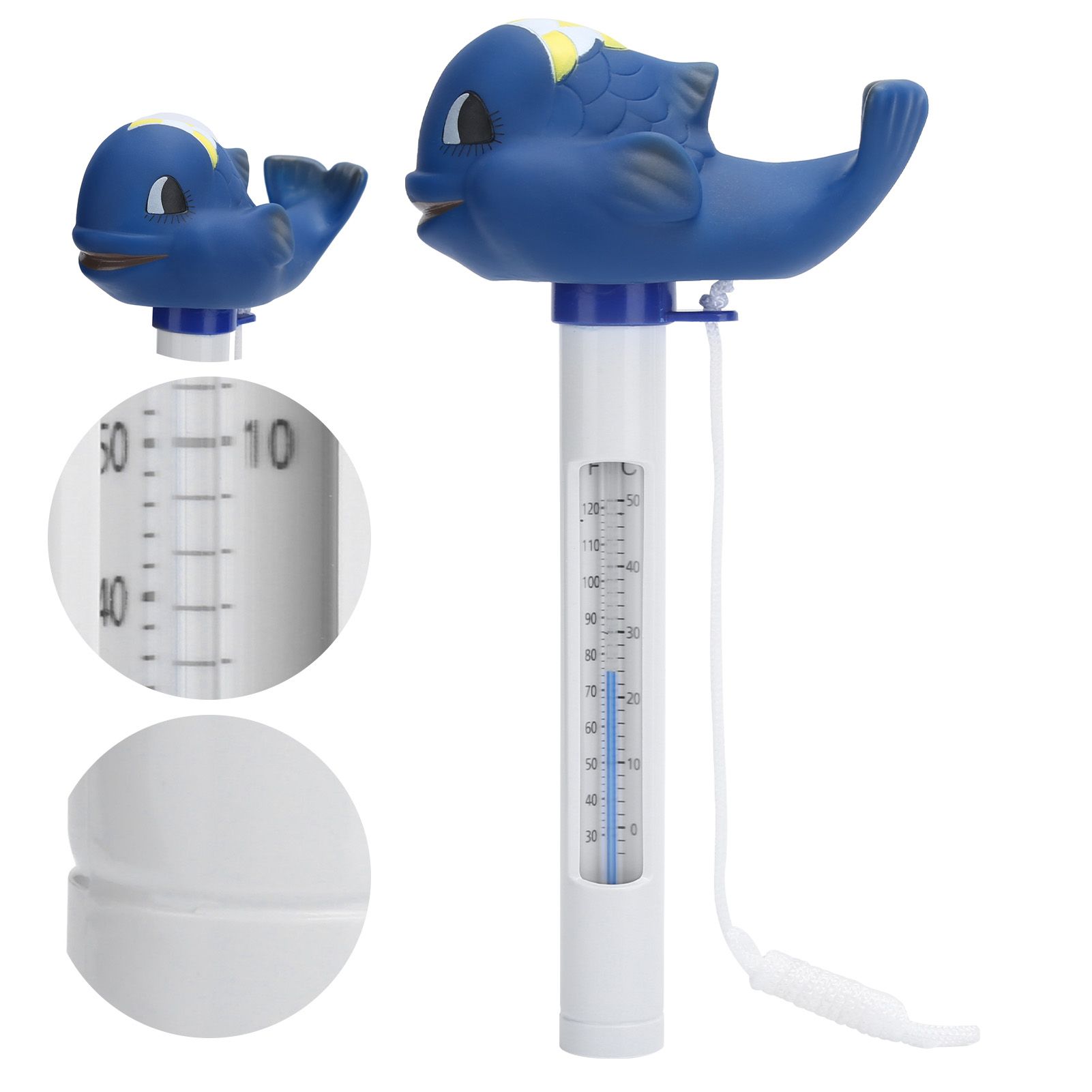 Cartoon Animal Shaped Floating Thermometer for Swimming Pools Sauna Spa view 8