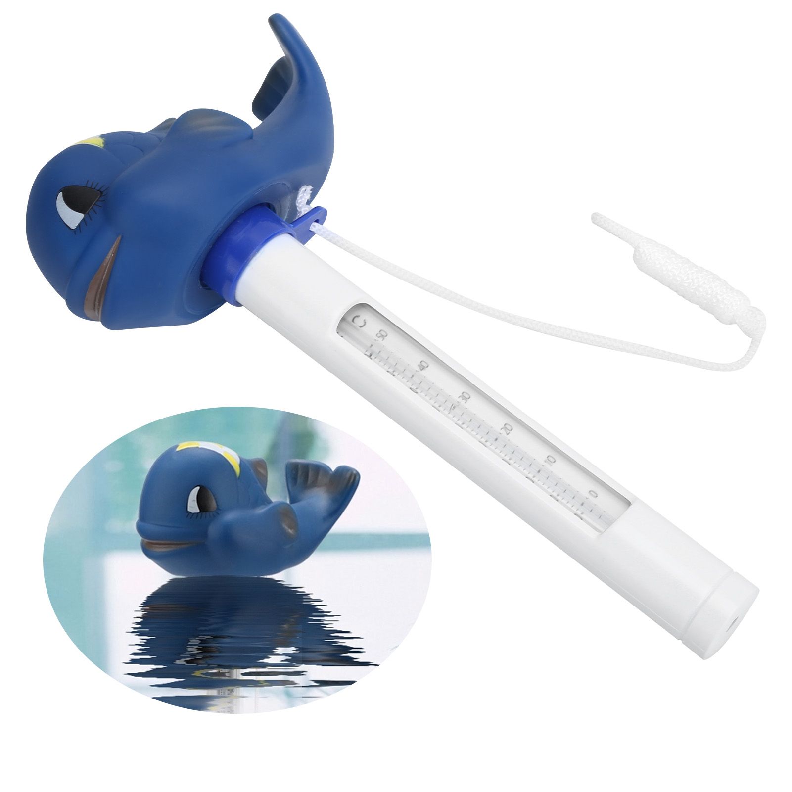 Cartoon Animal Shaped Floating Thermometer for Swimming Pools Sauna Spa view 10