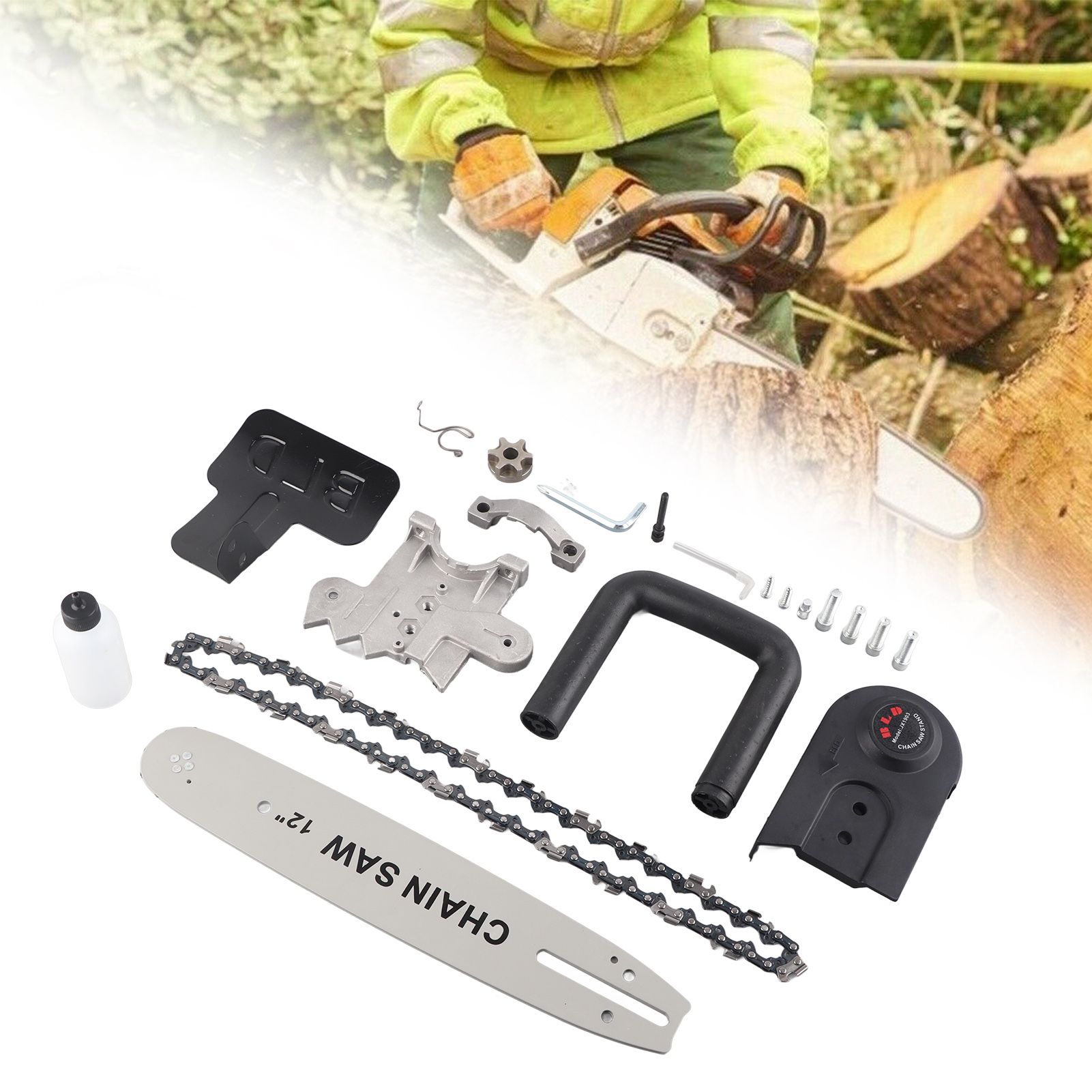Angle Grinder to Electric Chain Saw Converter Adapter Chain Saw Attachment view 9