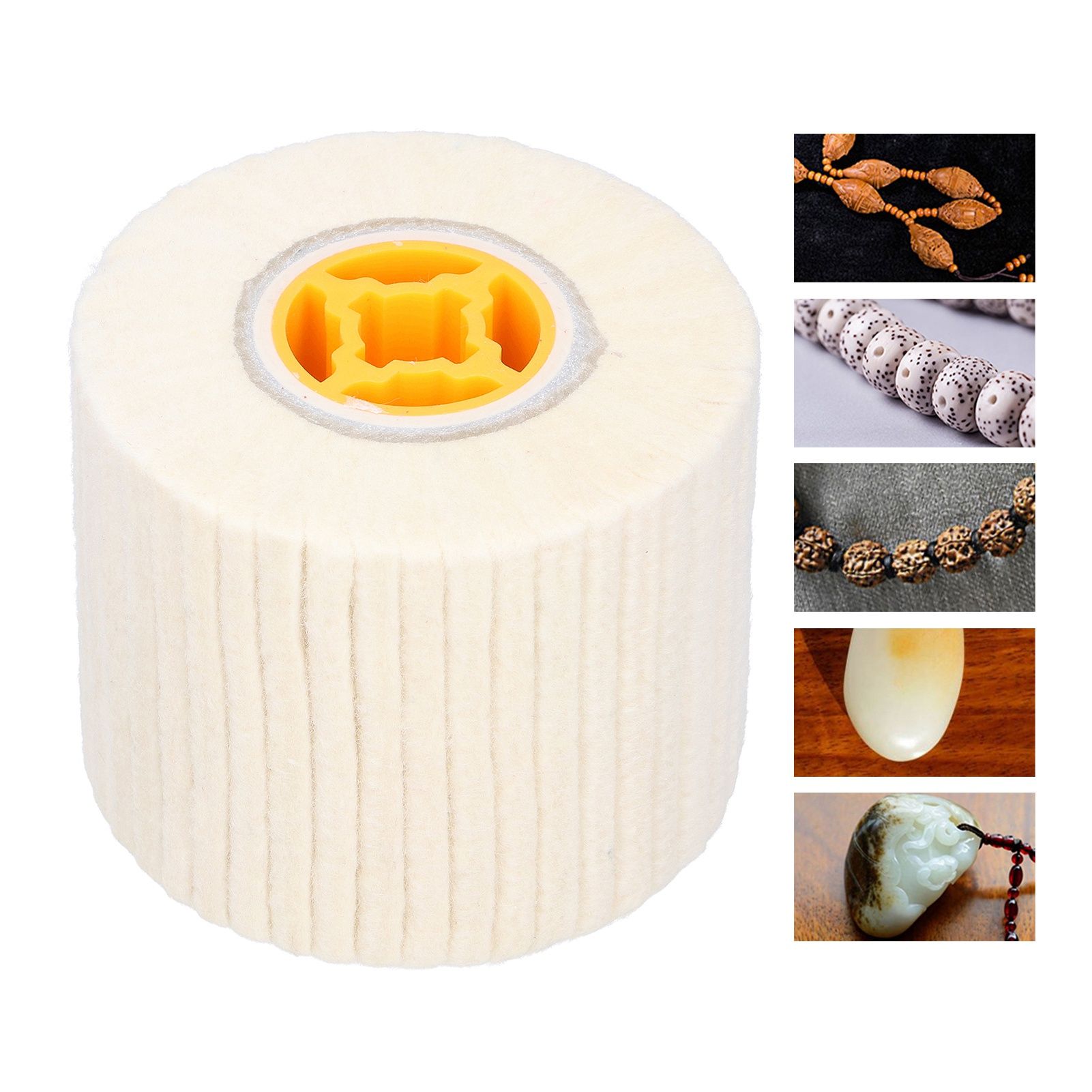 Wool Felt Wire Drawing Wheel Buffing Wheel Parts for Stainless Steel Polishing view 10