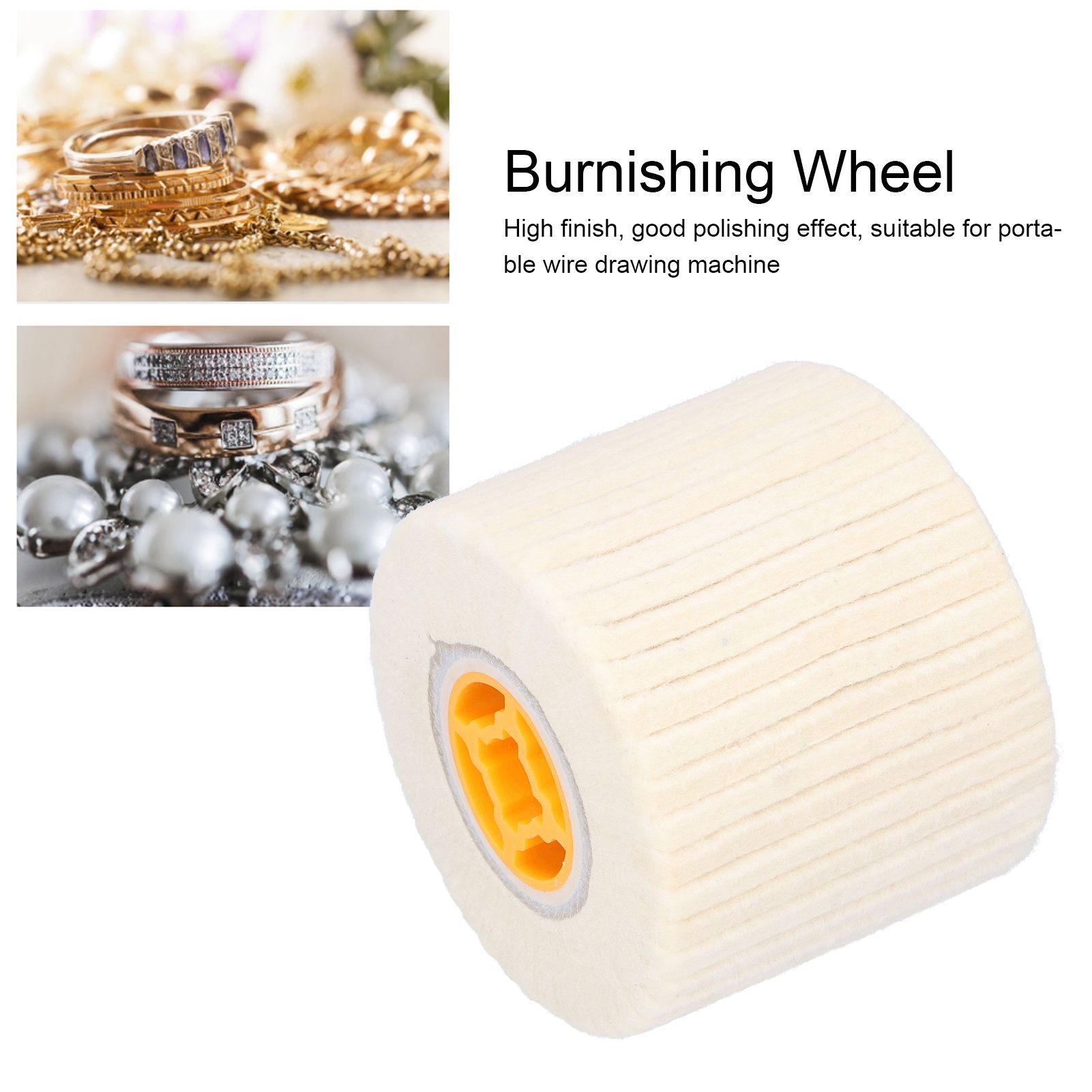 Wool Felt Wire Drawing Wheel Buffing Wheel Parts for Stainless Steel Polishing view 14
