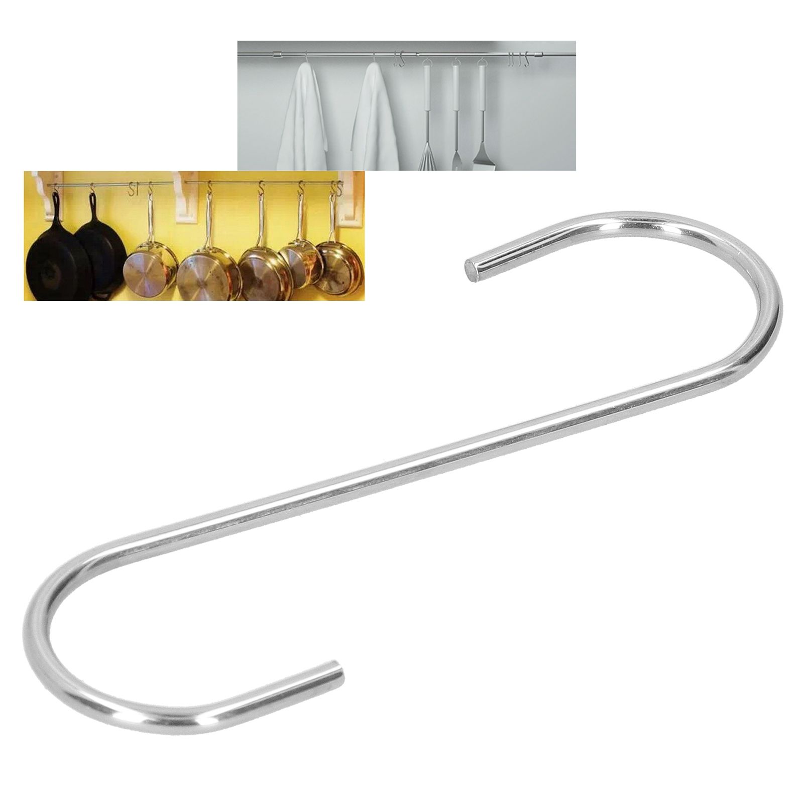 S shape Hook Stainless Steel Hanger Hook Courtyard Balcony Bird Feeder Accessory view 10