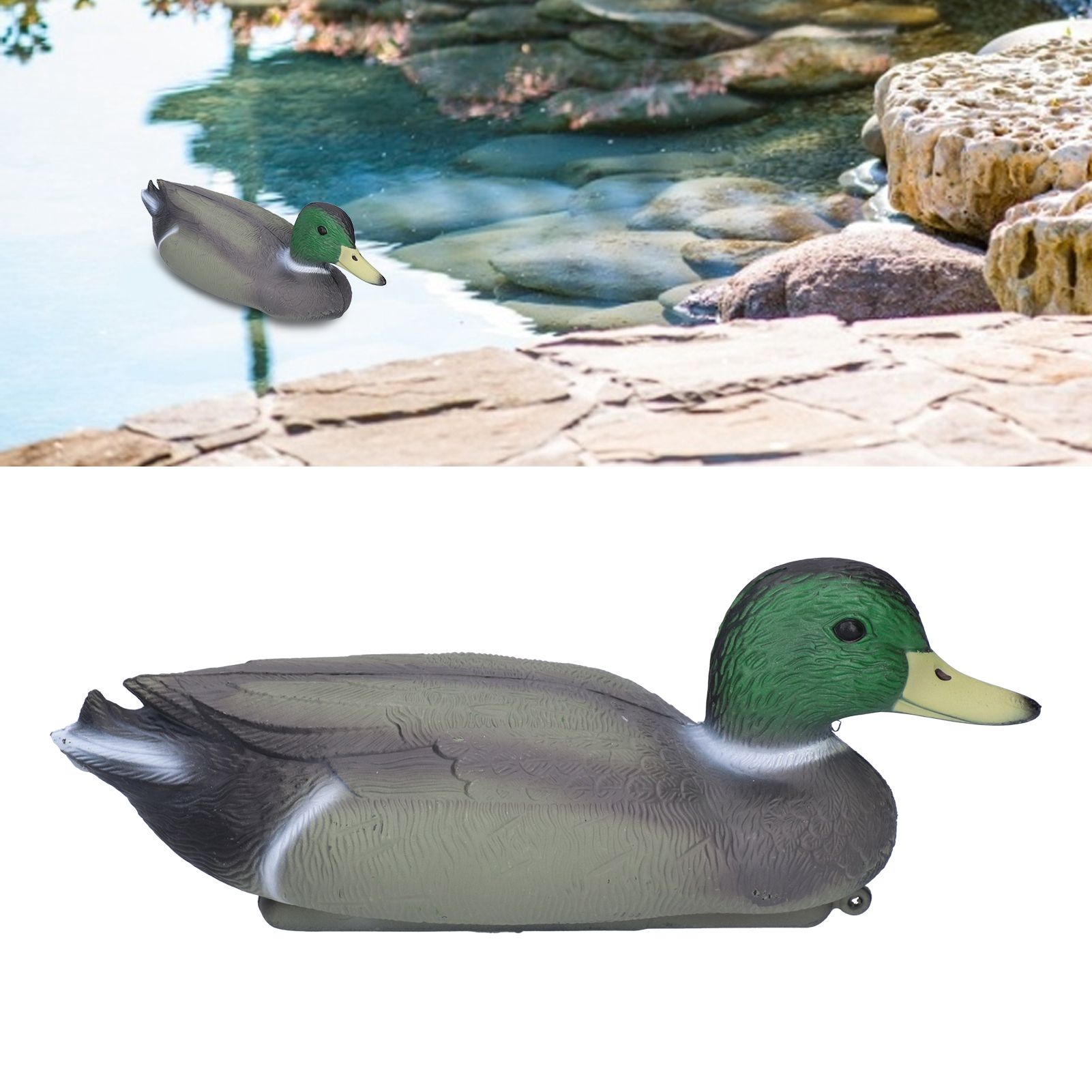 Plastic Duck Outdoor Simulation Floating Decoying Duck Garden Decorations view 9