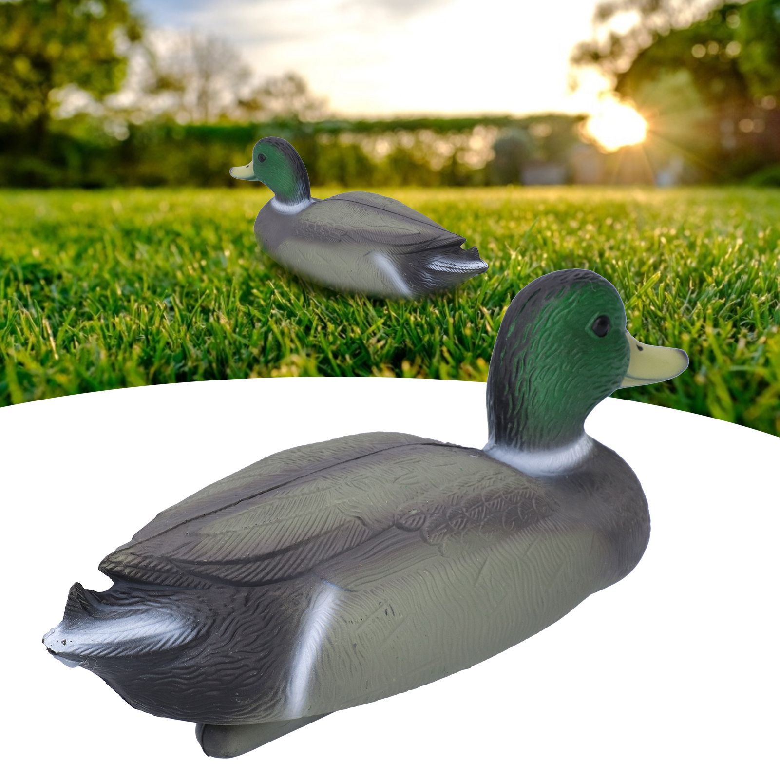 Plastic Duck Outdoor Simulation Floating Decoying Duck Garden Decorations view 10
