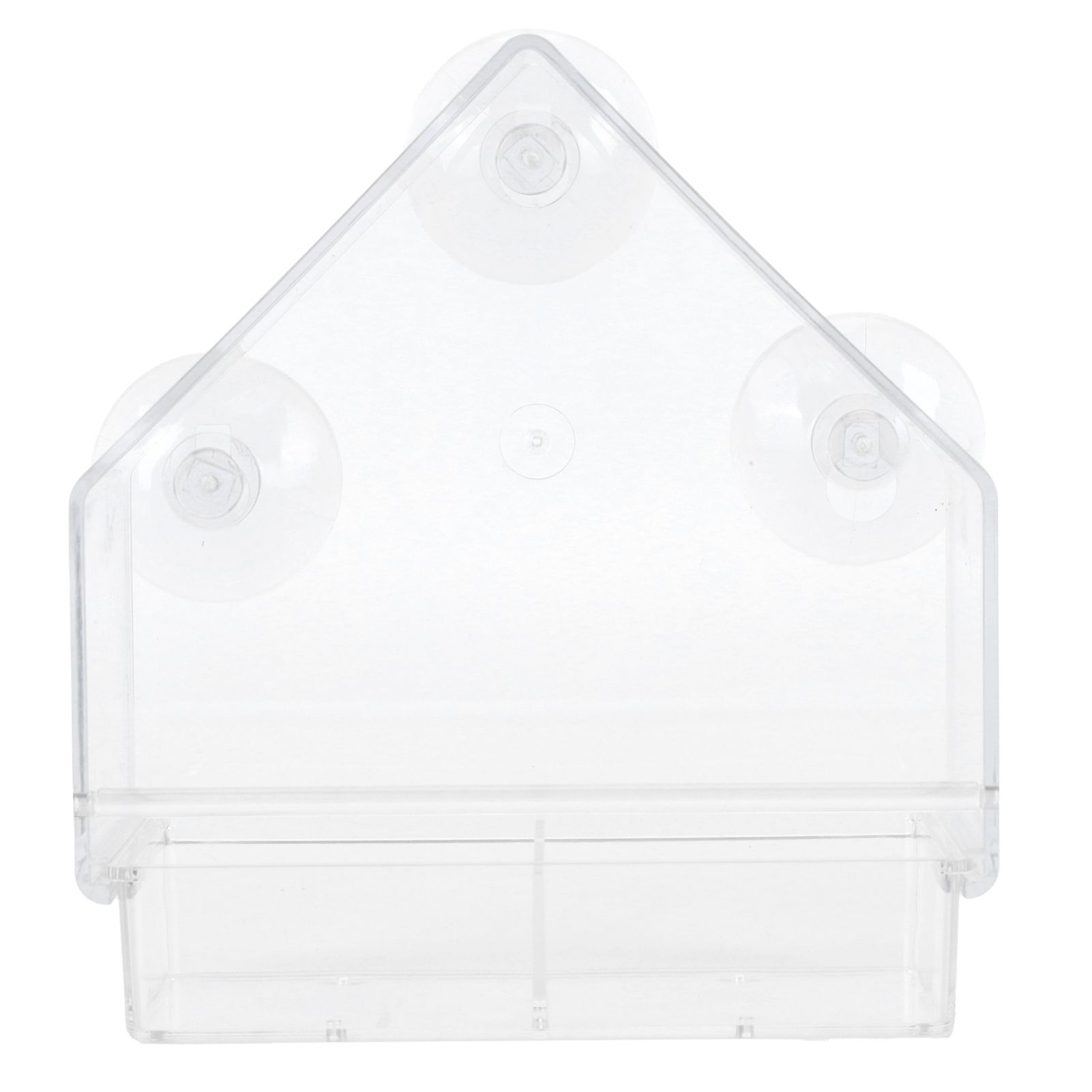 Indoor Outdoor Hanging Bird Feeder PS Transparent Bird Feeding Tool for view 2