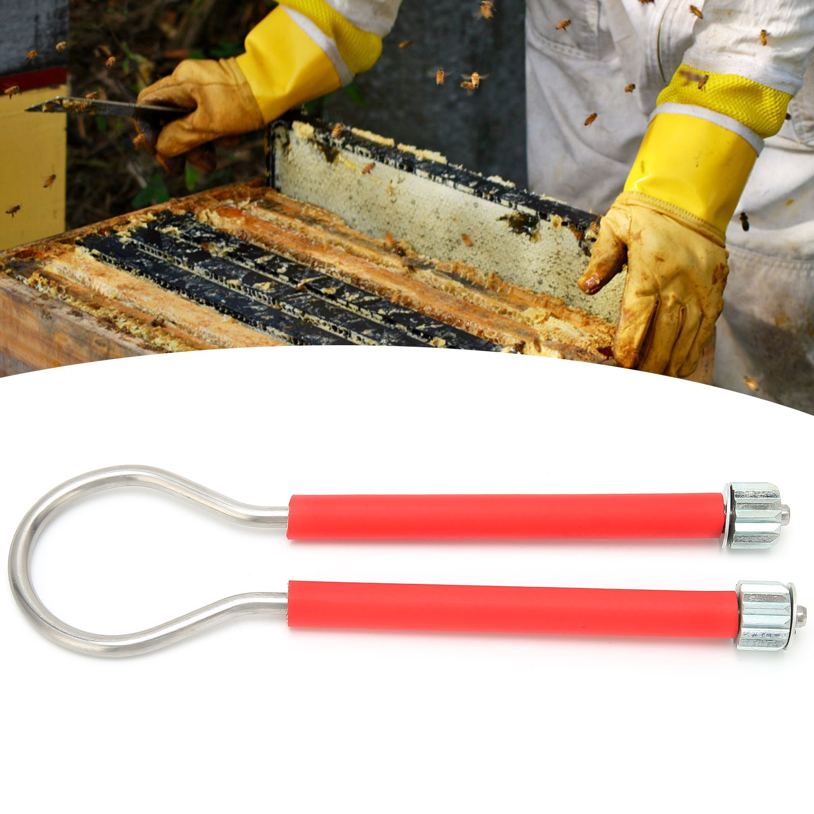 Beehive Frame Wire Pliers Tensioner Stainless Steel Tightener Beekeeping view 9