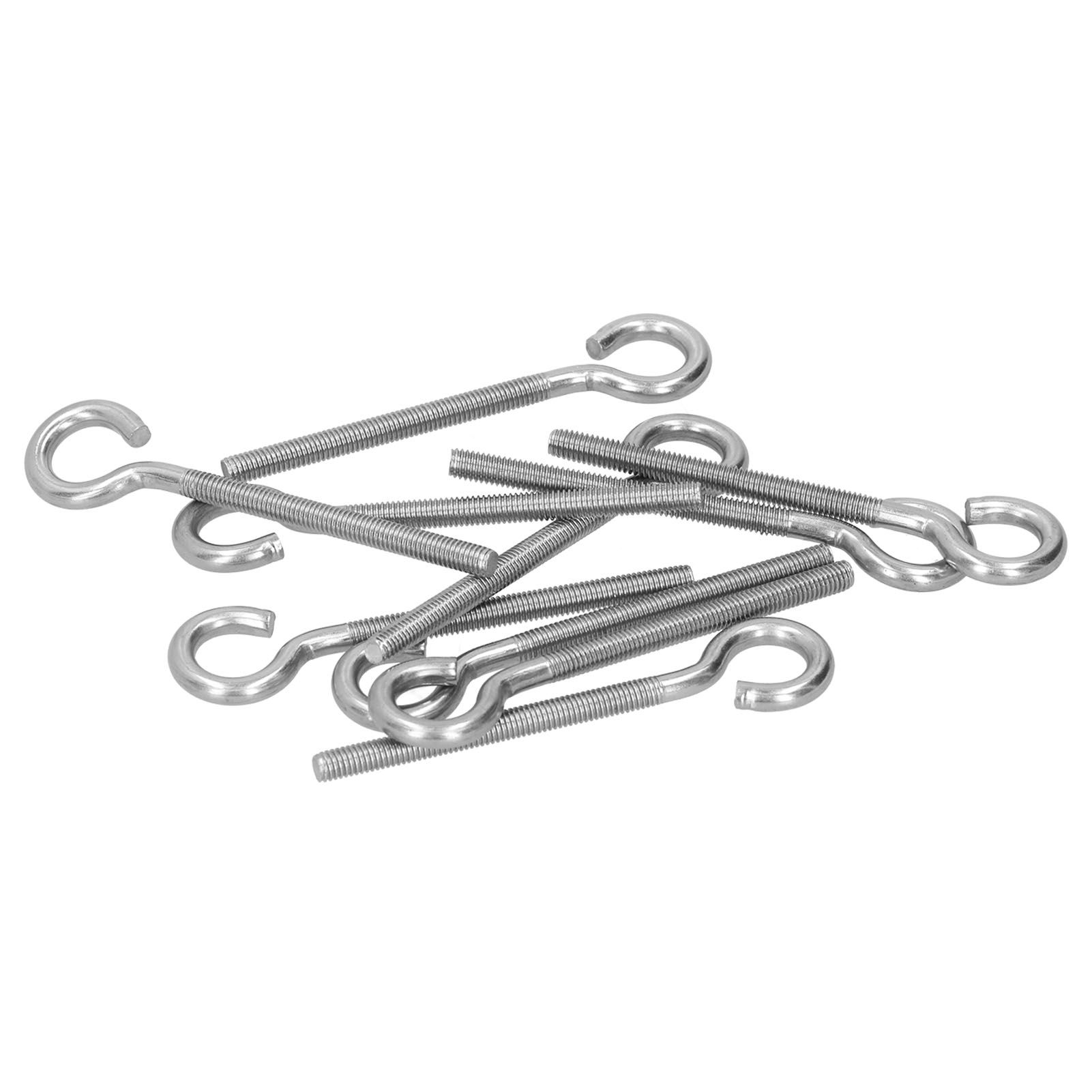 10Pcs M6 Ring Bolt 304 Stainless Steel Sunshade Net Thread Ring Screw Hook view 3