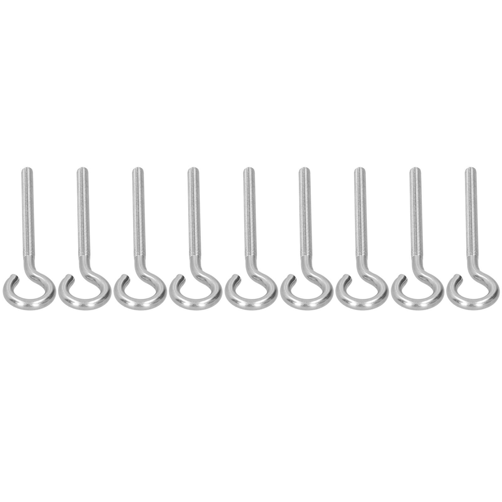 10Pcs M6 Ring Bolt 304 Stainless Steel Sunshade Net Thread Ring Screw Hook view 5