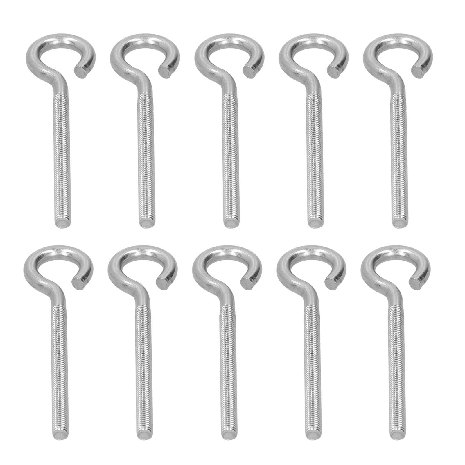 10Pcs M6 Ring Bolt 304 Stainless Steel Sunshade Net Thread Ring Screw Hook view 7