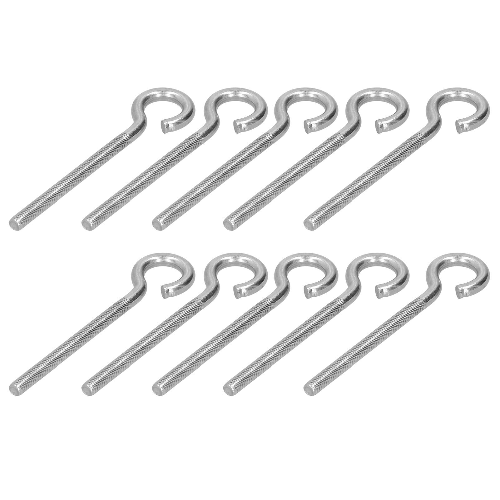 10Pcs M6 Ring Bolt 304 Stainless Steel Sunshade Net Thread Ring Screw Hook view 8