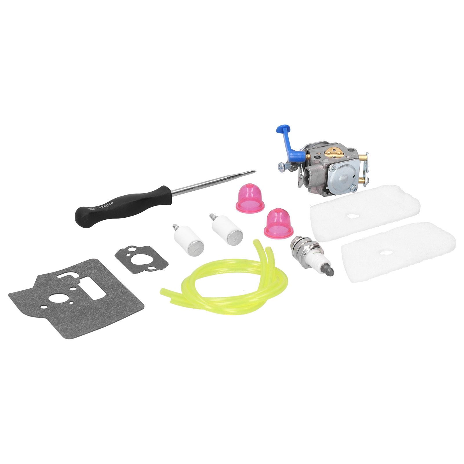 Carburetor Air Filter Fuel Line Fuel Filter Kit Assembly Fit for Poulan 124L view 14
