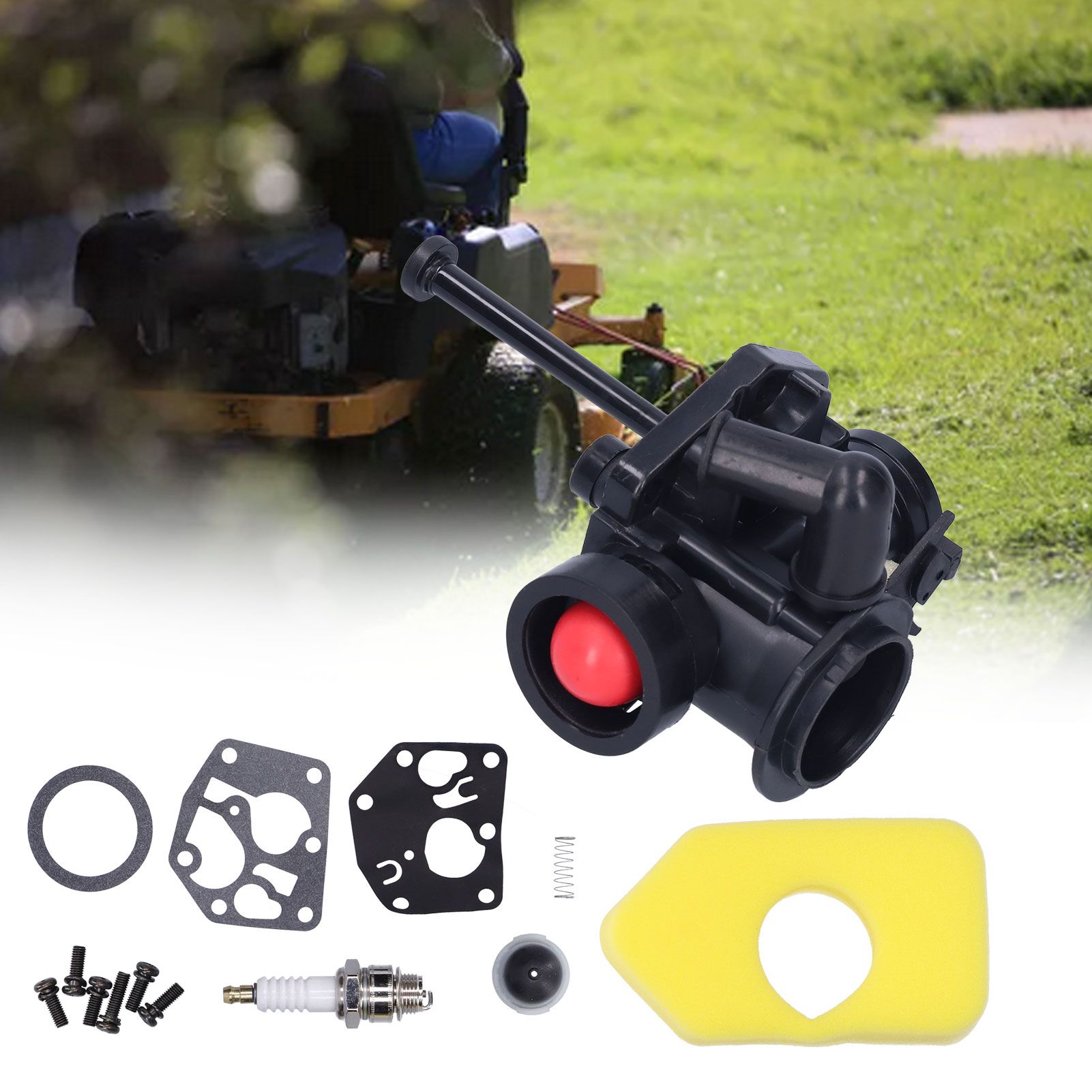 Carburetor Kit Fit for 795477 795469 794147 699660 794161 498811 698369 Lawn view 9