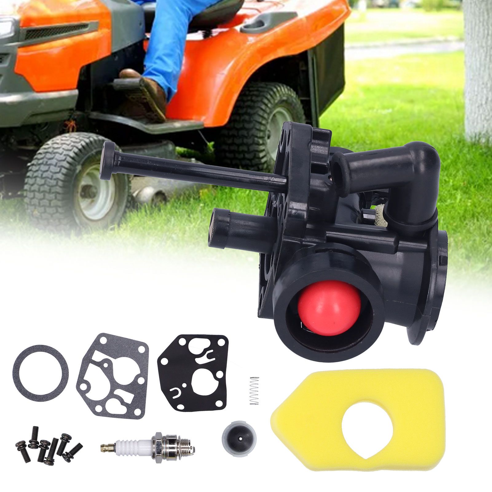 Carburetor Kit Fit for 795477 795469 794147 699660 794161 498811 698369 Lawn view 10