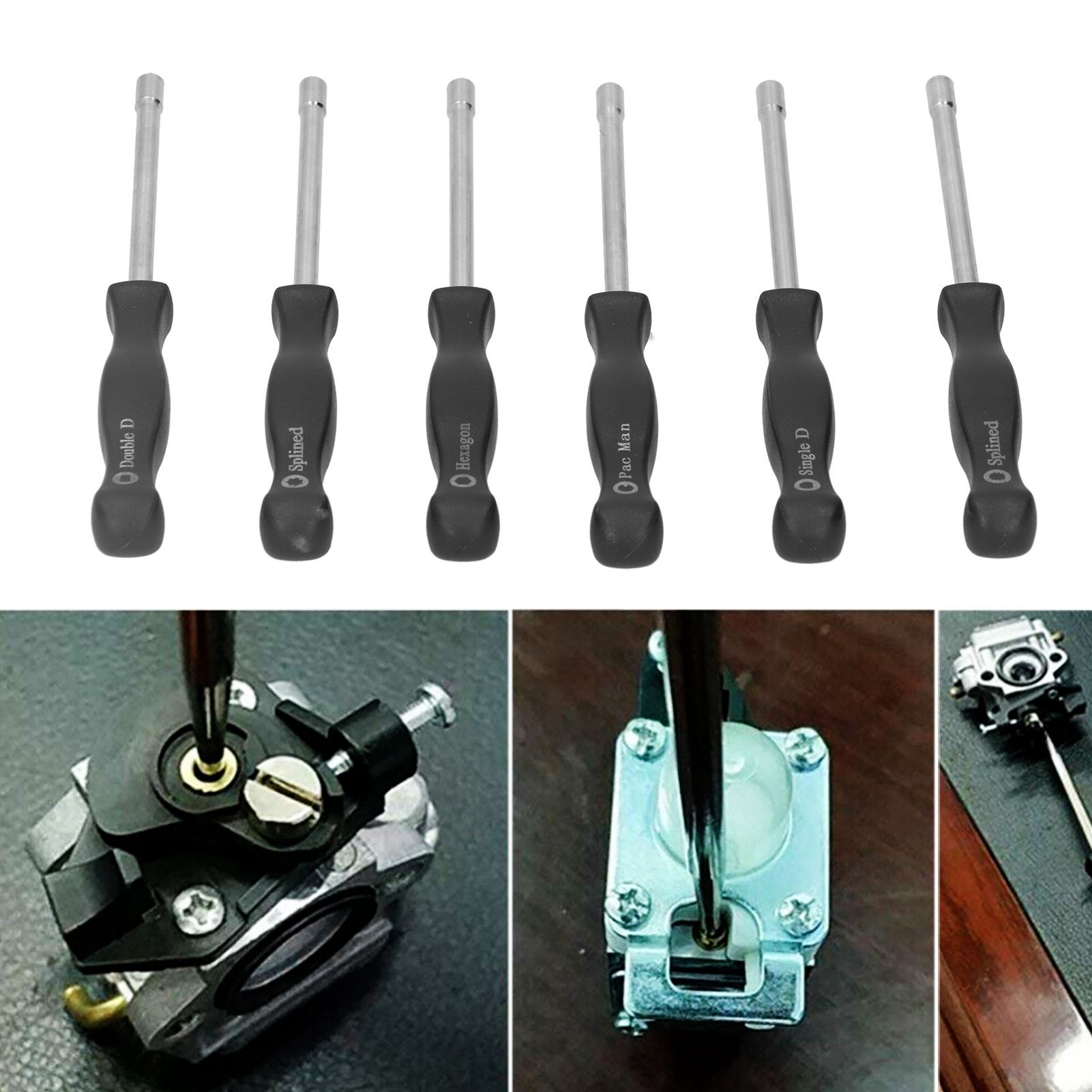 6PCS/Set Carburetor Adjustment Tool Kit Carburetor Adjustment Screwdriver view 9