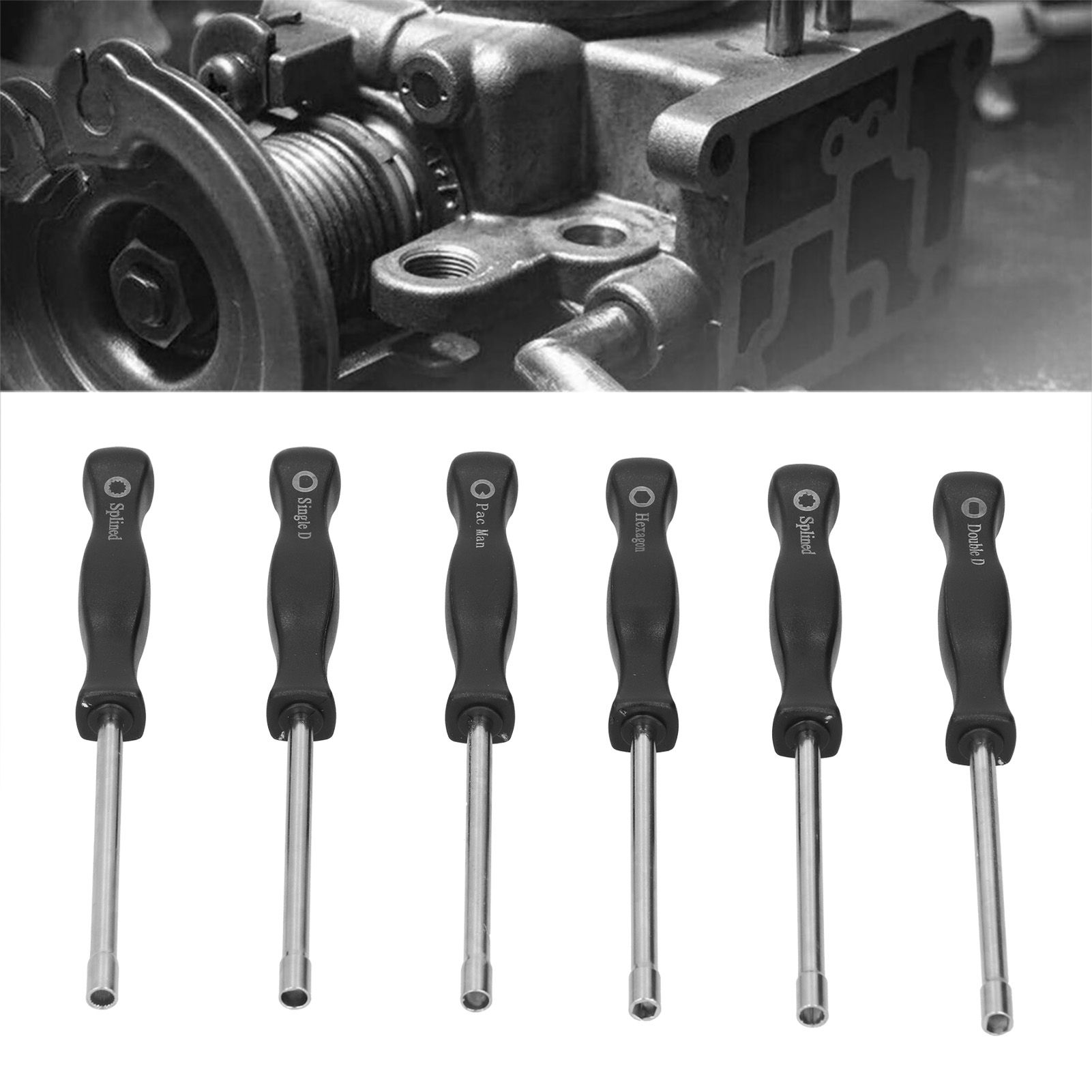 6PCS/Set Carburetor Adjustment Tool Kit Carburetor Adjustment Screwdriver view 10
