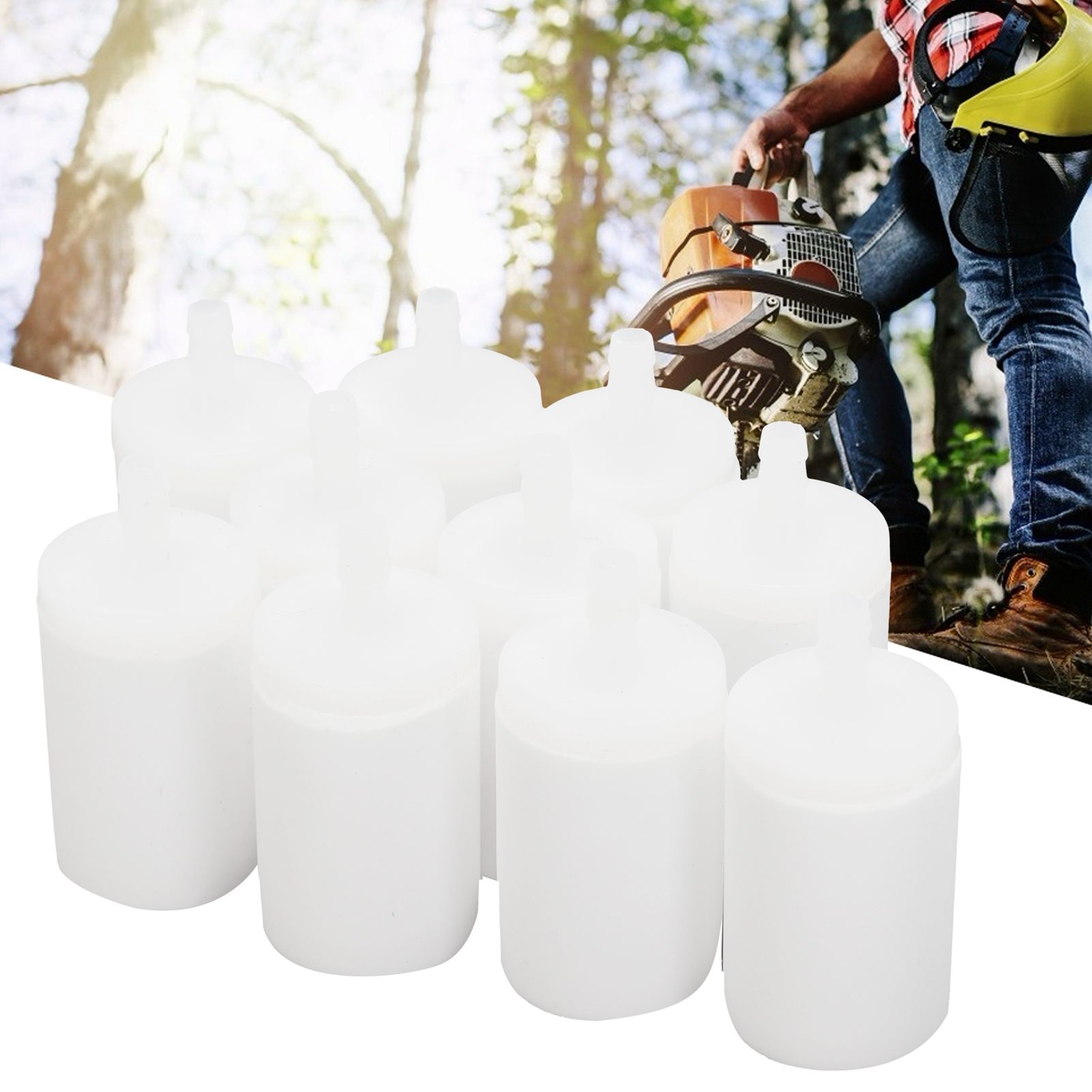 10PCS Fuel Filter Replacement Fit for Husqvarna Chainsaw Parts Garden Tool view 9