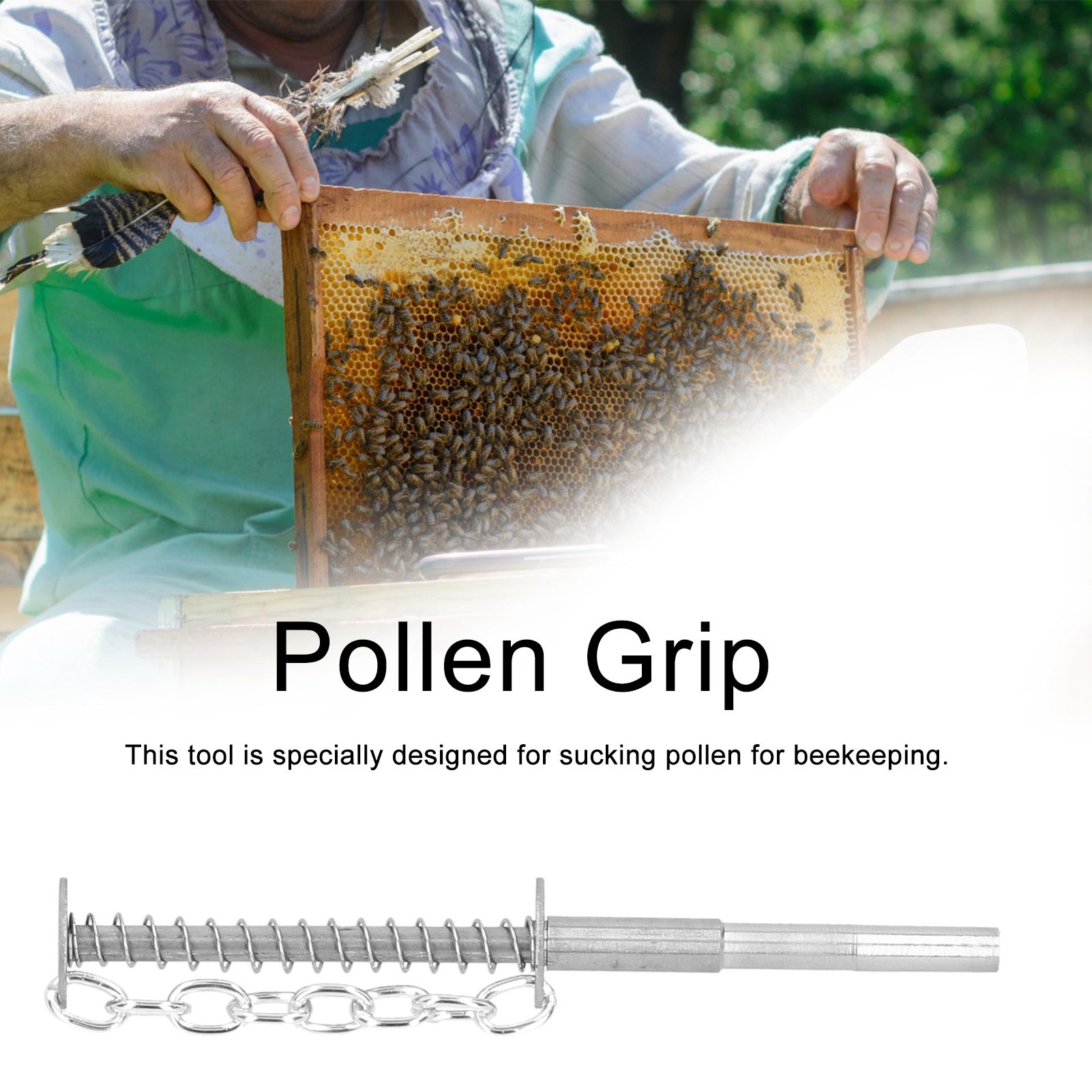 Professional Pollen Grip Manual Pollen Collector Beekeeping Tool Apiculture Tools view 12